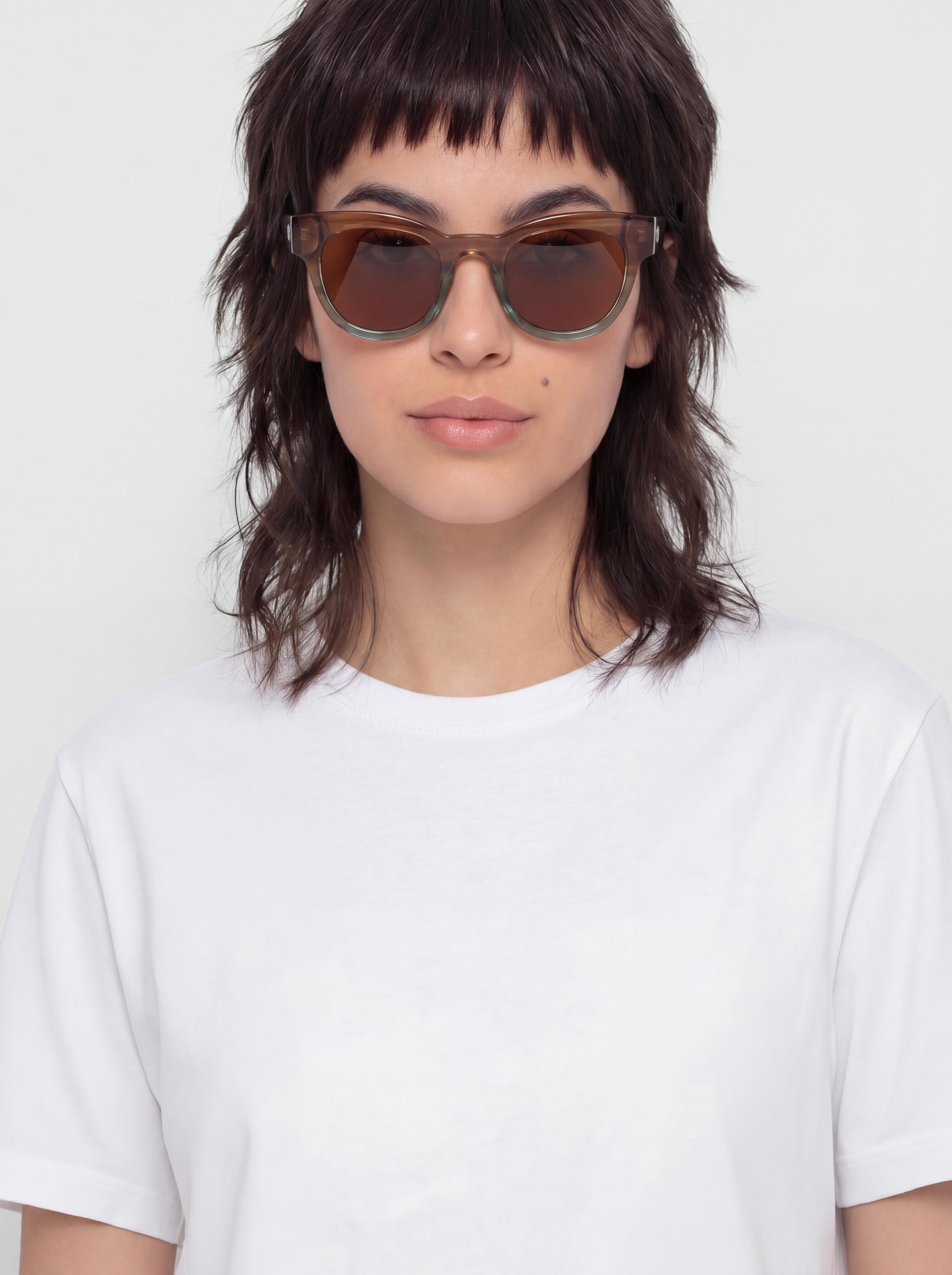 Dragon Jett Napszemu00fcvegek Wmn (brown teal gradient/lumalens rose copper ion)