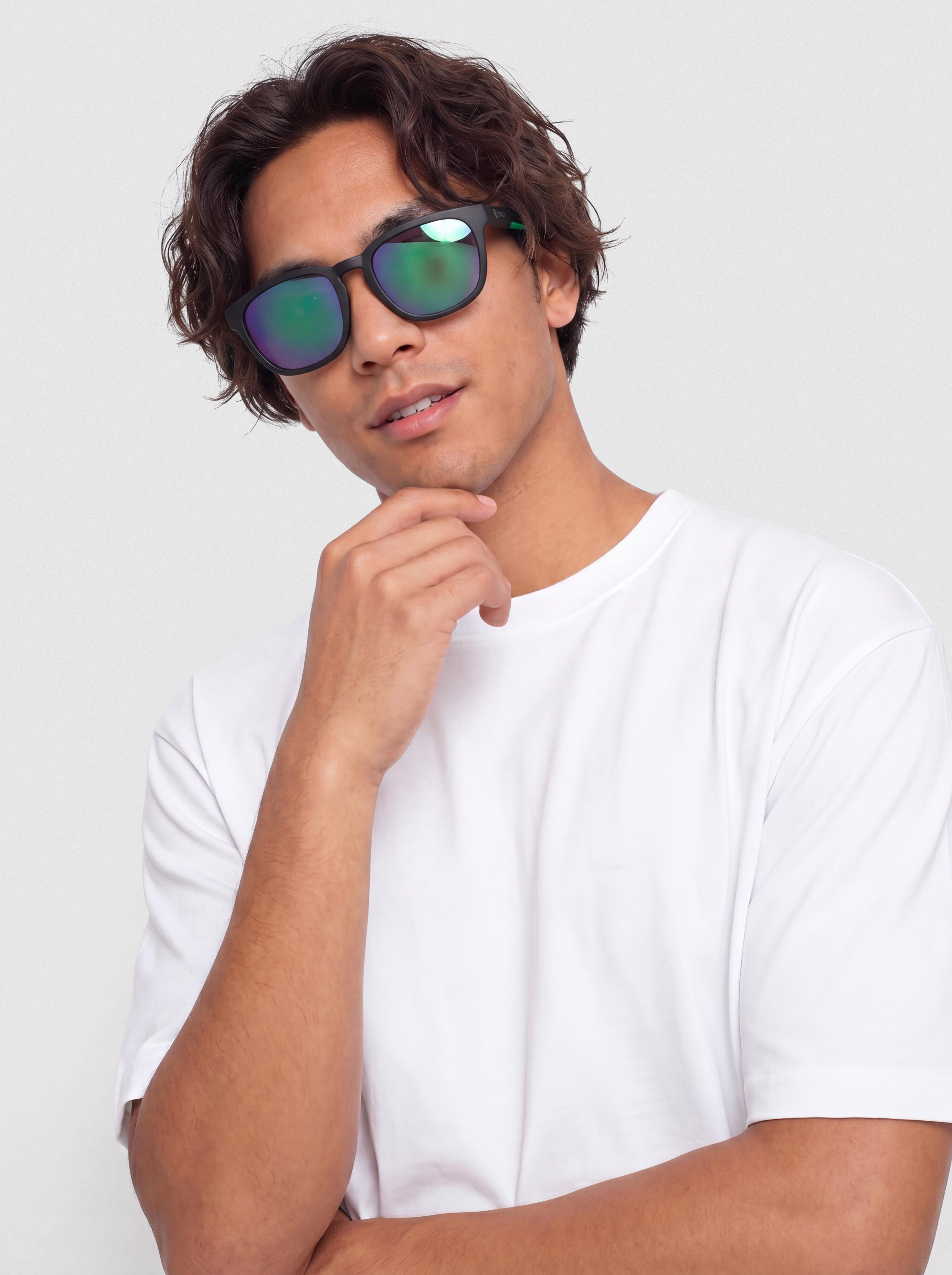 Dragon Dune Napszemu00fcvegek (matte black h2o/lumalens green ion polar)