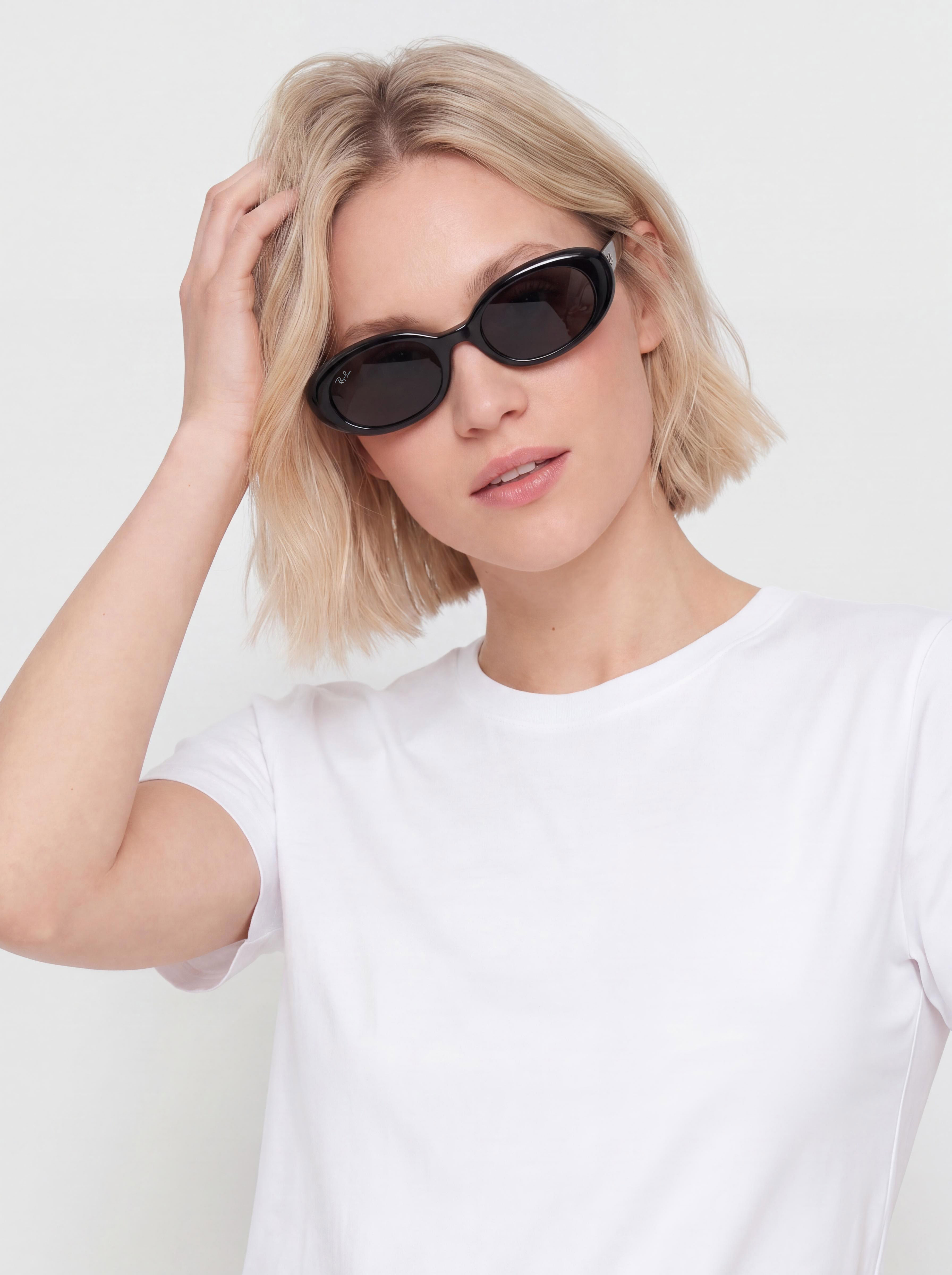 Ray-Ban Rb4441D Napszemu00fcvegek (polerowany czarny/ciemnoszary)