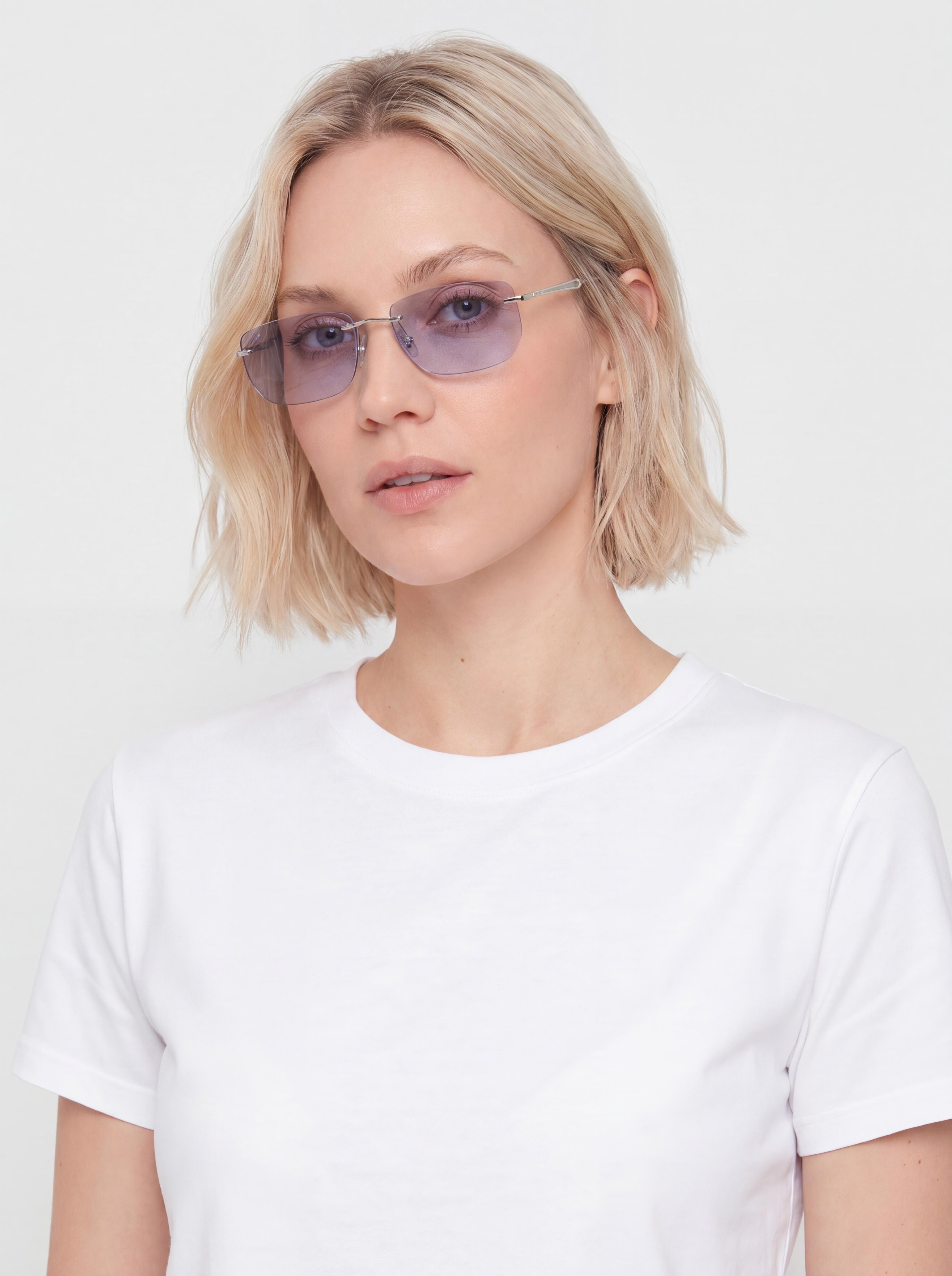 Napszemüvegek Ray-Ban Rb3768 Transitions Color Touch (polerowany srebrny/ametyst transitions)