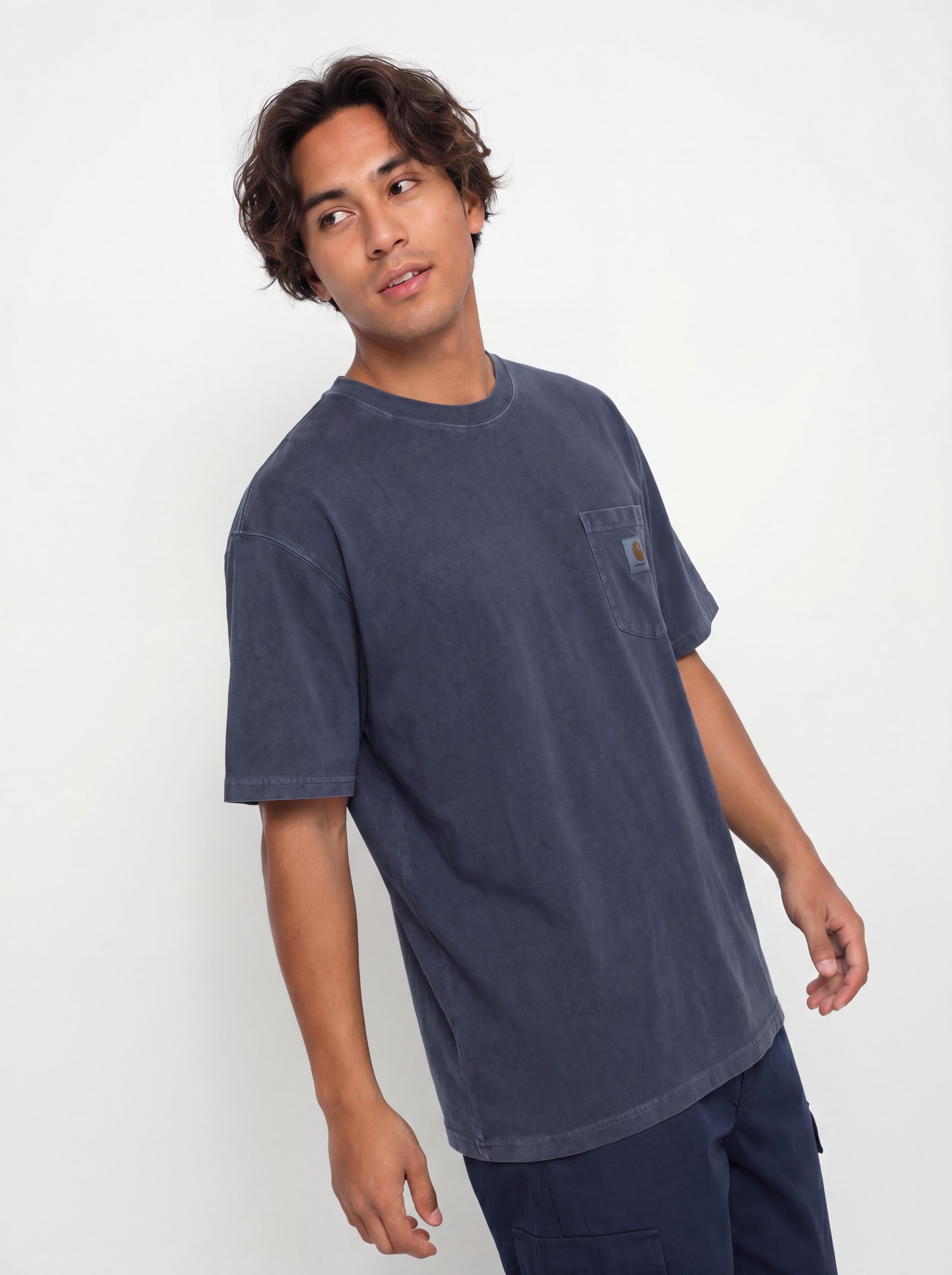 Carhartt WIP Loose Pocket Póló (dark navy)