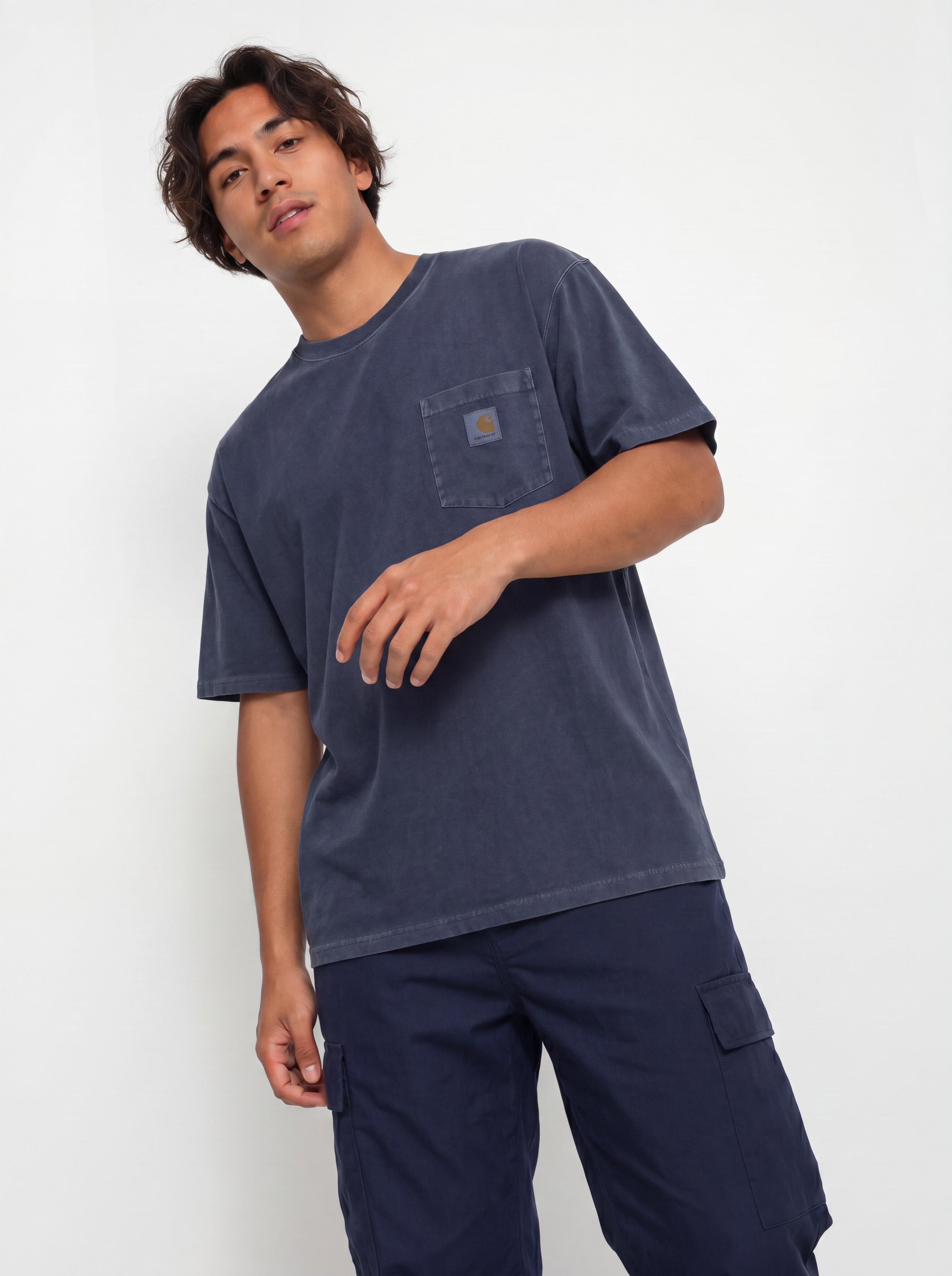 Carhartt WIP Loose Pocket Póló (dark navy)