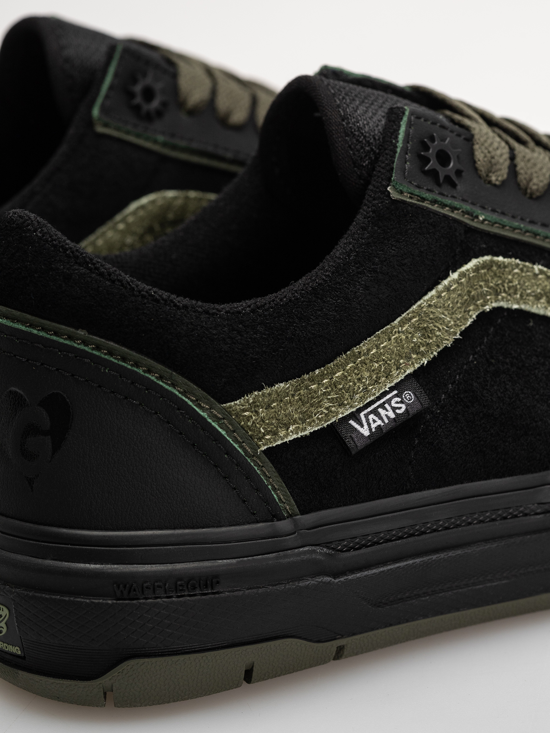 Vans Skate Old Skool Wafflecup Cipők (green/black)