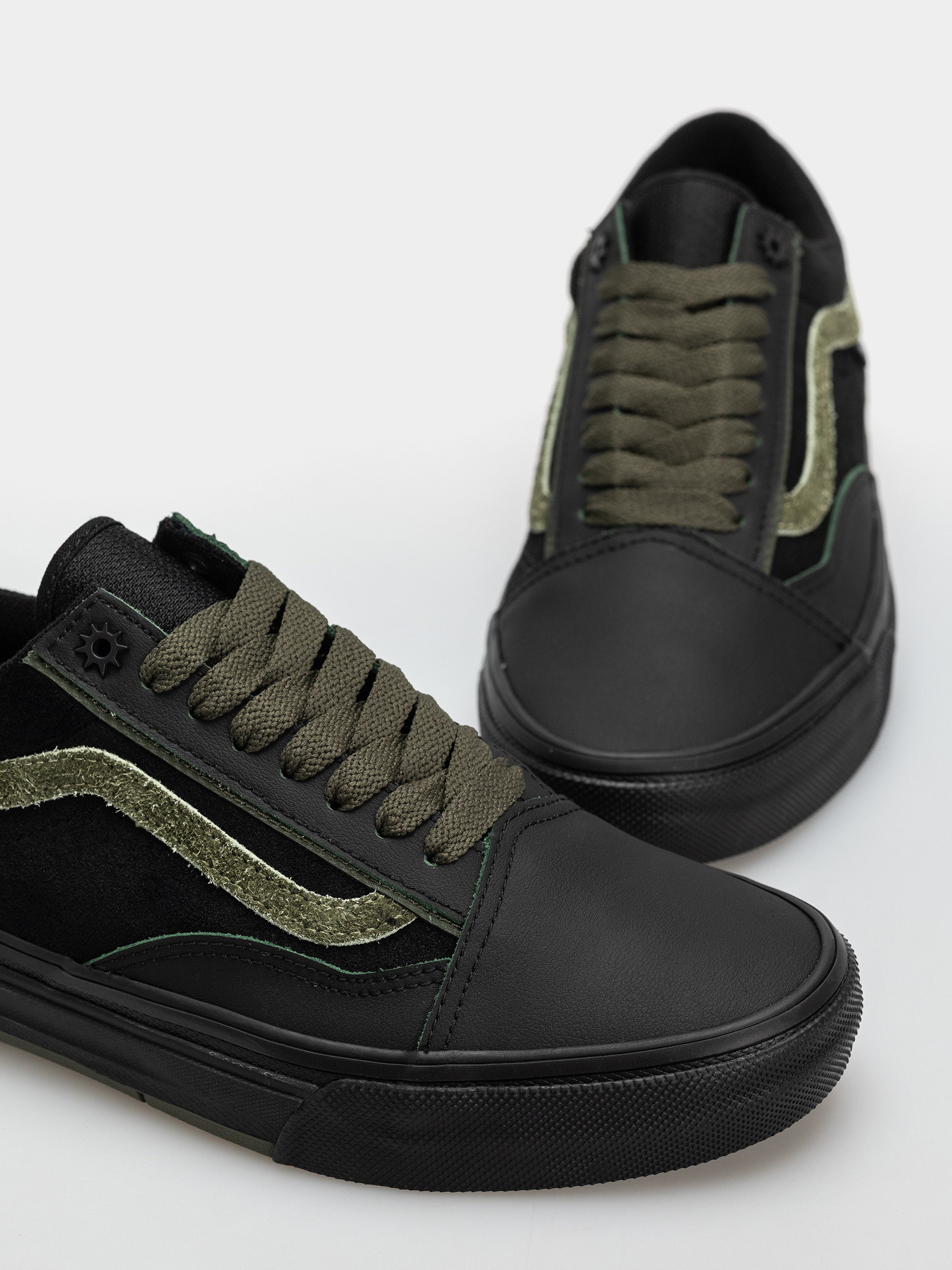 Vans Skate Old Skool Wafflecup Cipők (green/black)