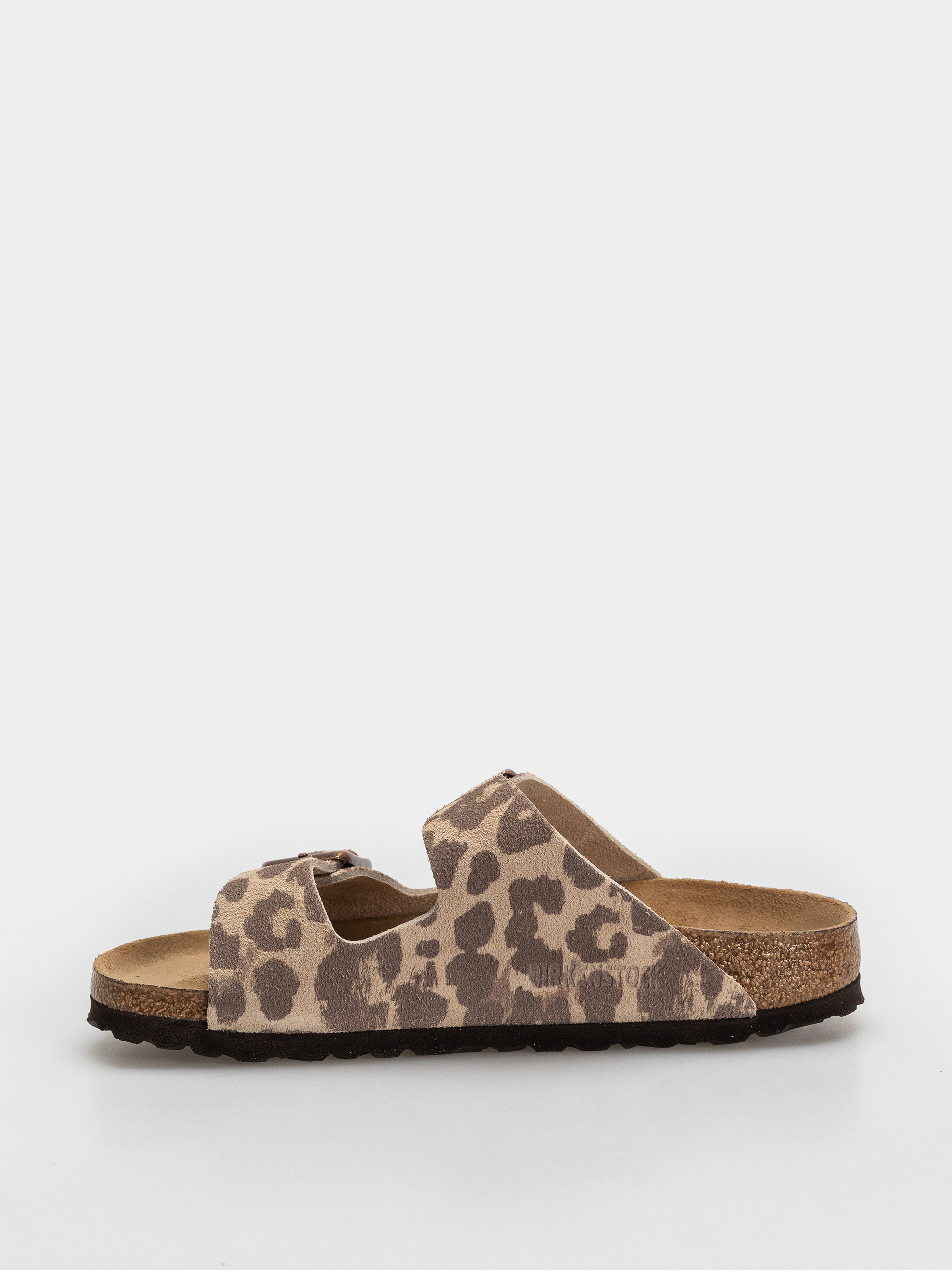 Birkenstock Arizona Suede Leather Narrow Flip-flop papucsok (leo sandcastle)