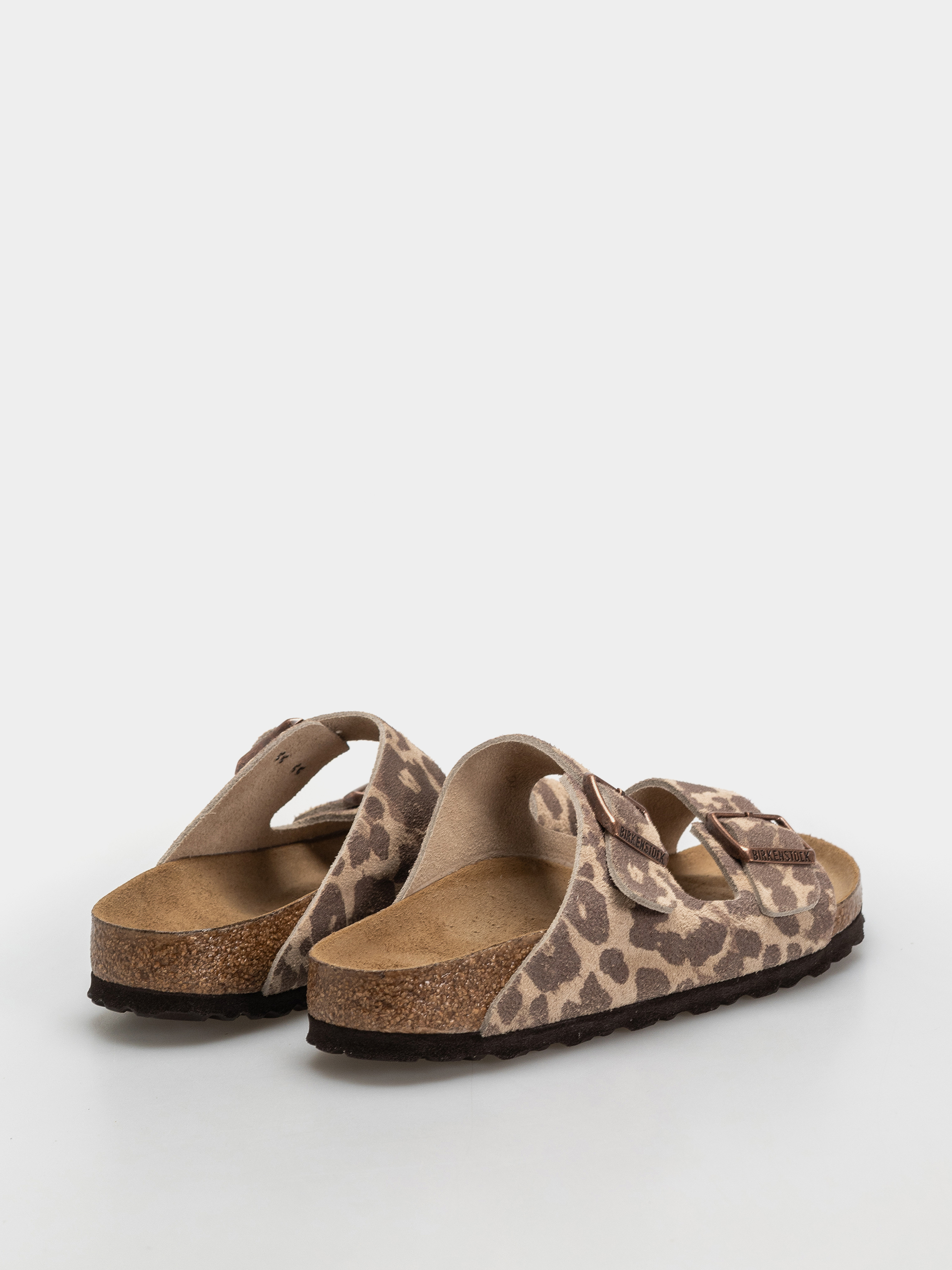 Birkenstock Arizona Suede Leather Narrow Flip-flop papucsok (leo sandcastle)