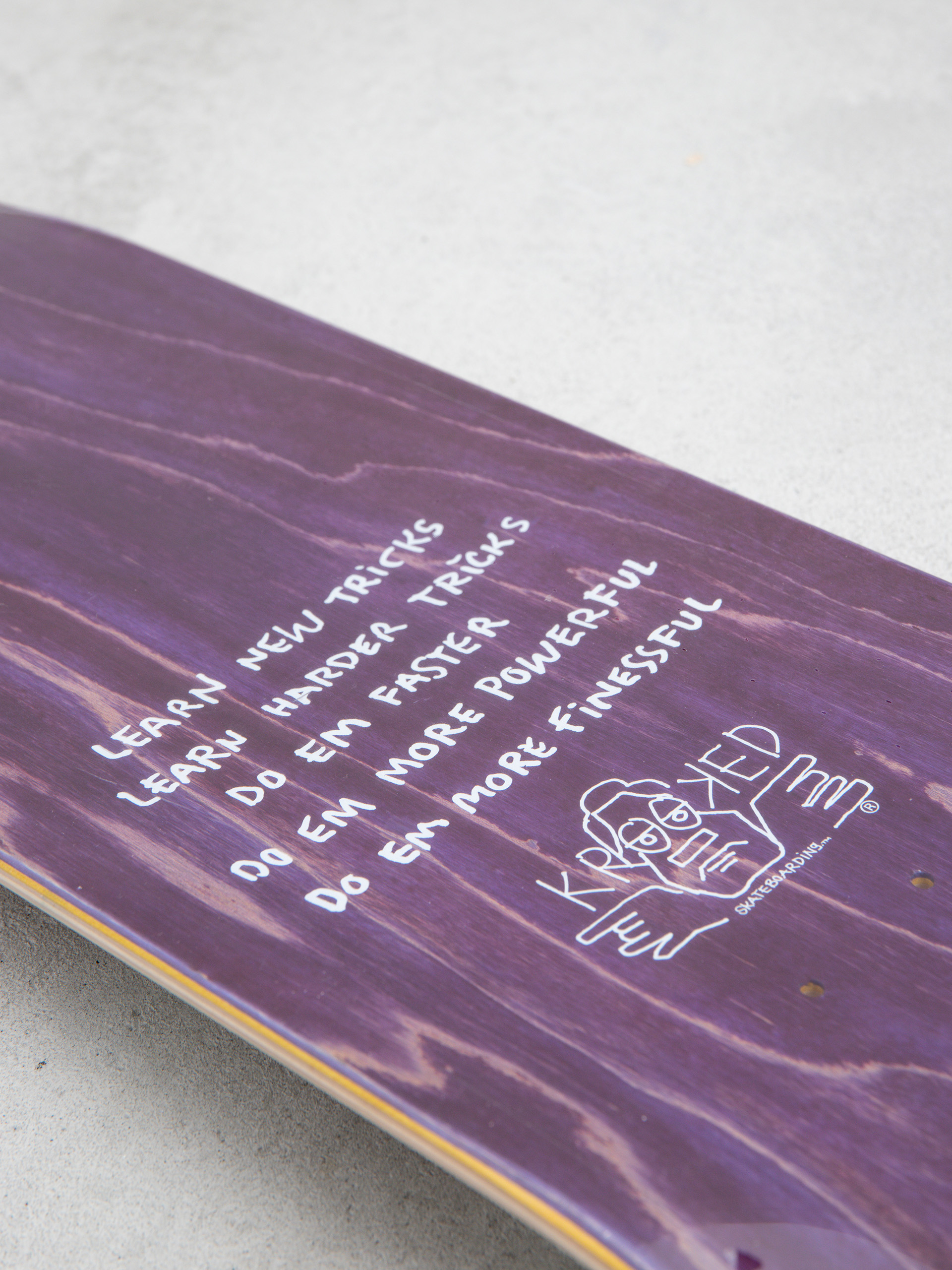 Krooked Manderson Skull King Gördeszka lap