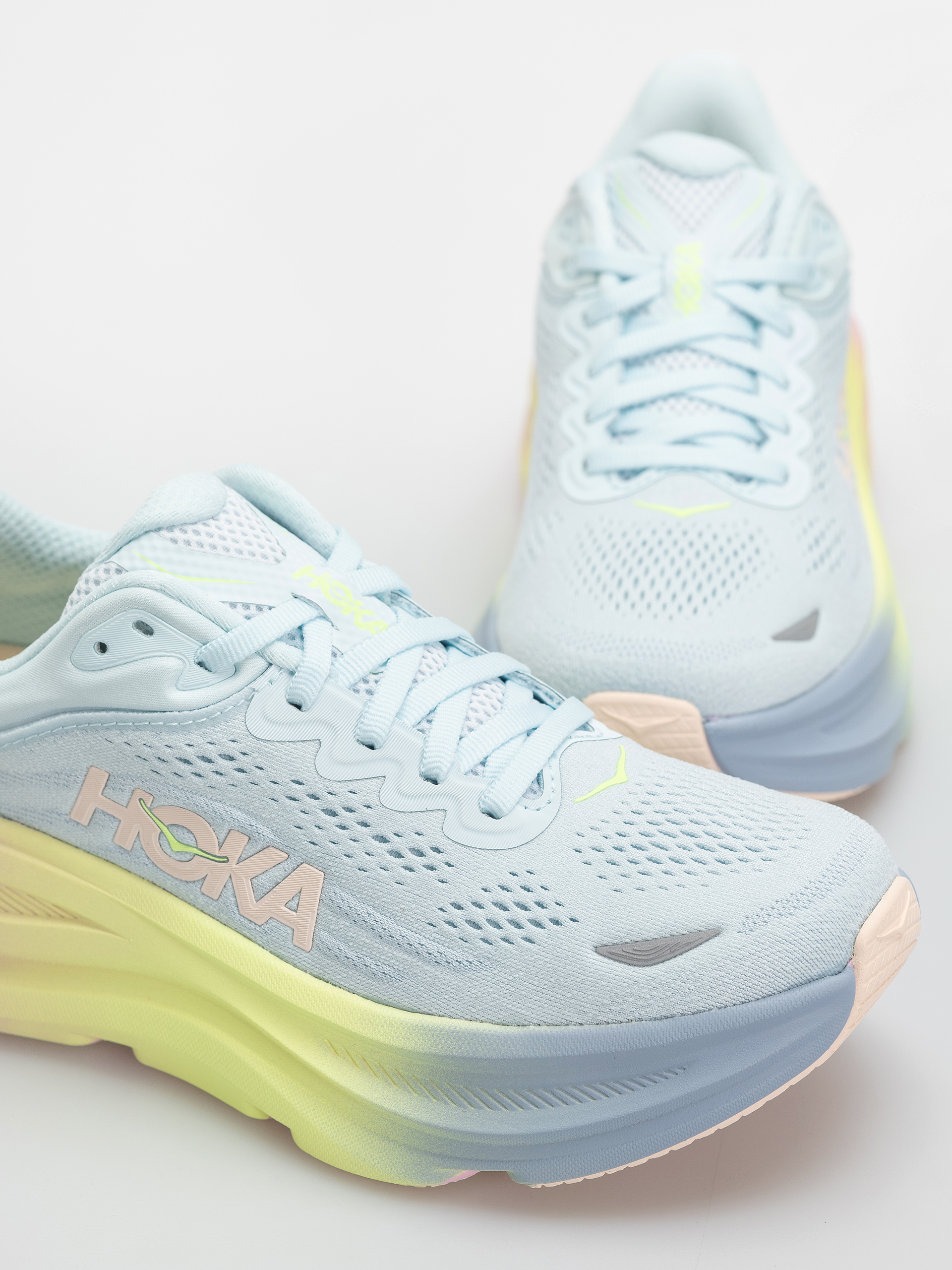 Hoka Bondi 9 Wmn Cipők (glimmering blue/overcast)