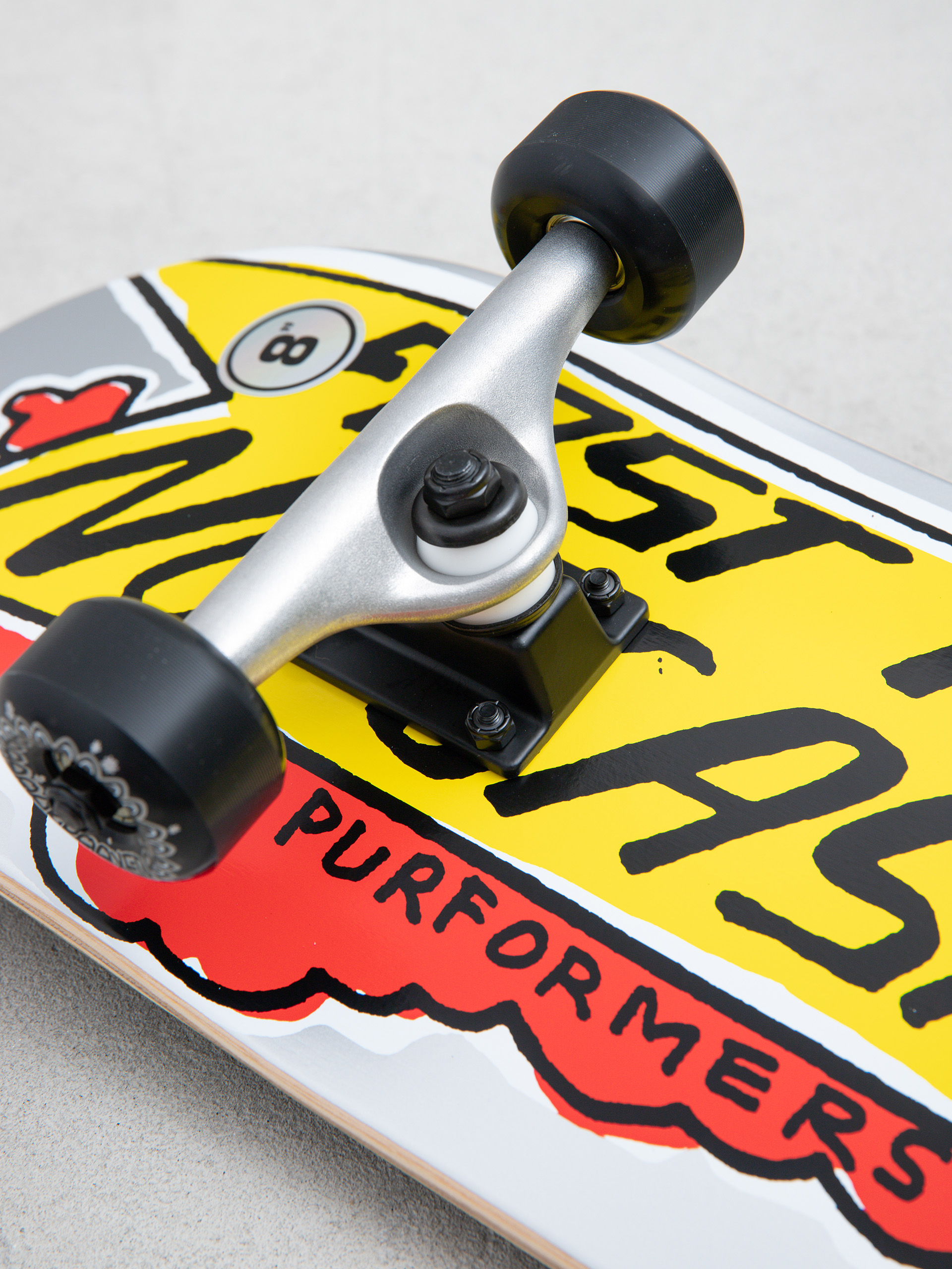 Krooked Racing Komplett gördeszka (silver)