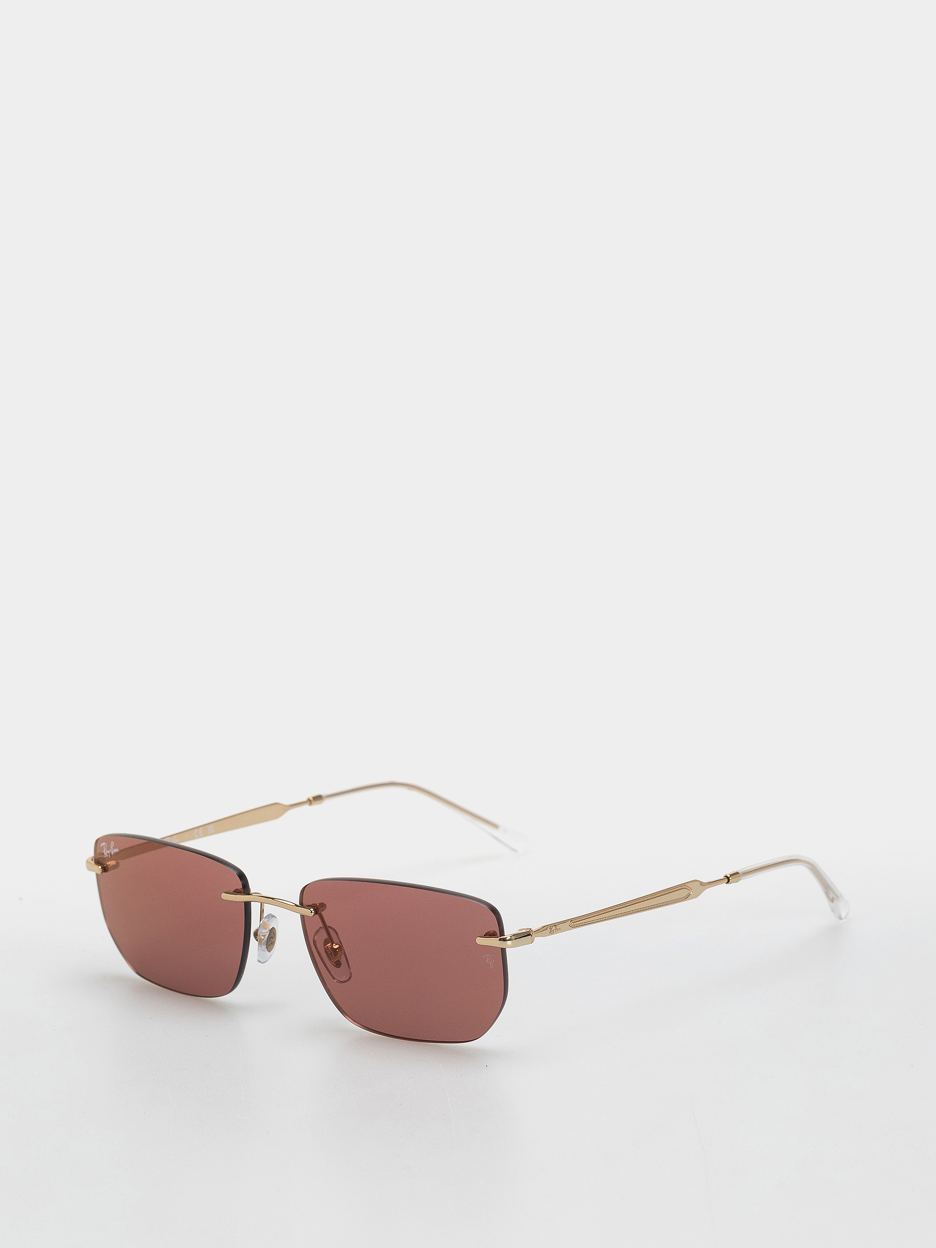 Ray-Ban Rb3768 Napszemüvegek (polerowany złoto arista/ciemnopurple i lustrzany red)
