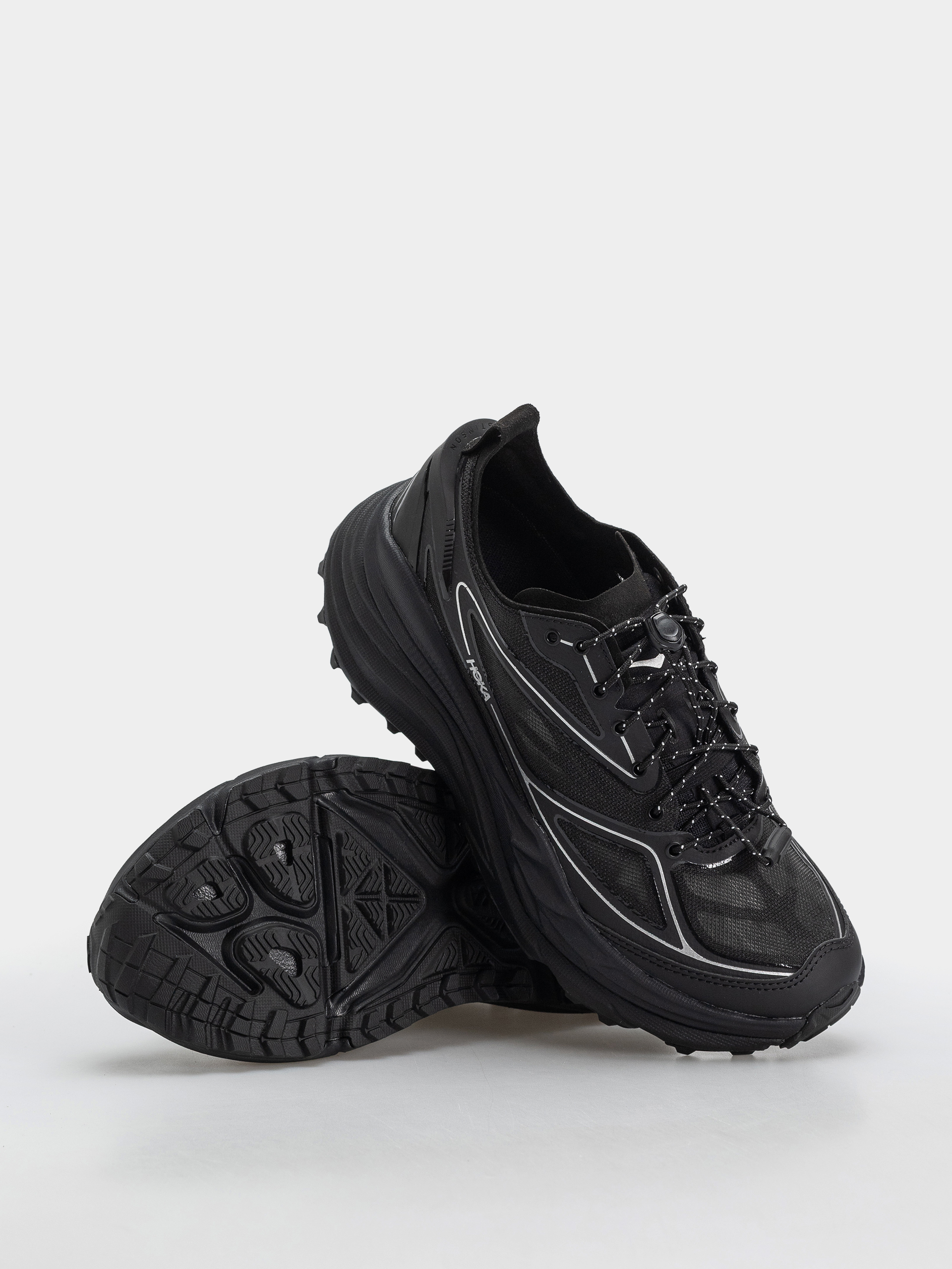 Hoka Stinson One7 Cipők (black/silver)