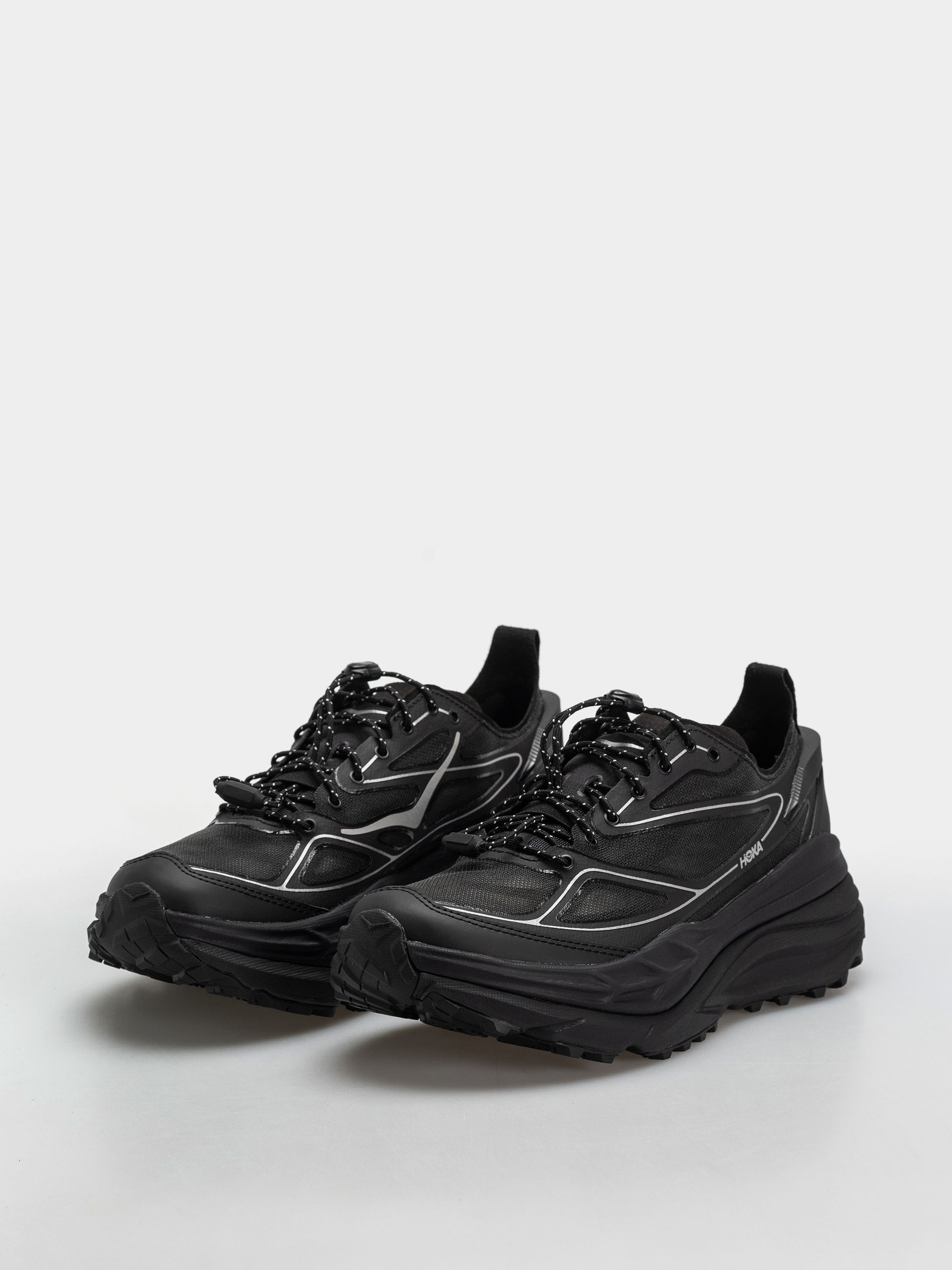 Hoka Stinson One7 Cipők (black/silver)