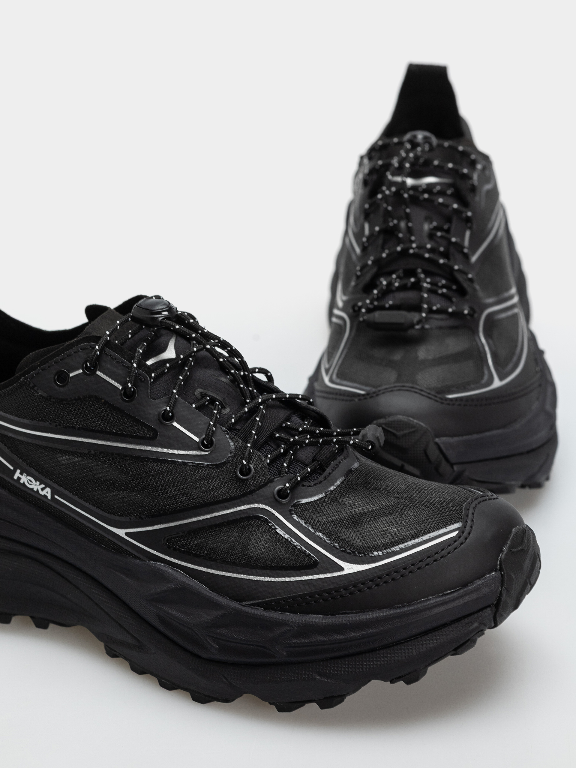Hoka Stinson One7 Cipők (black/silver)
