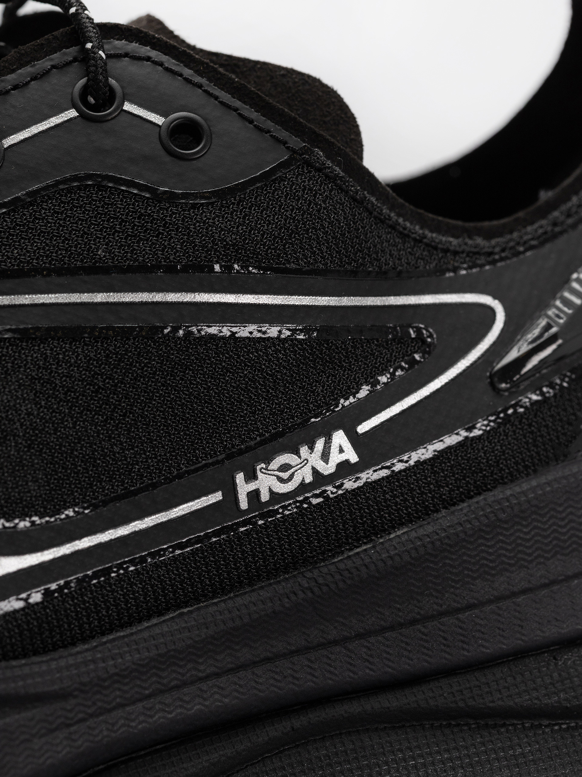 Hoka Stinson One7 Cipők (black/silver)