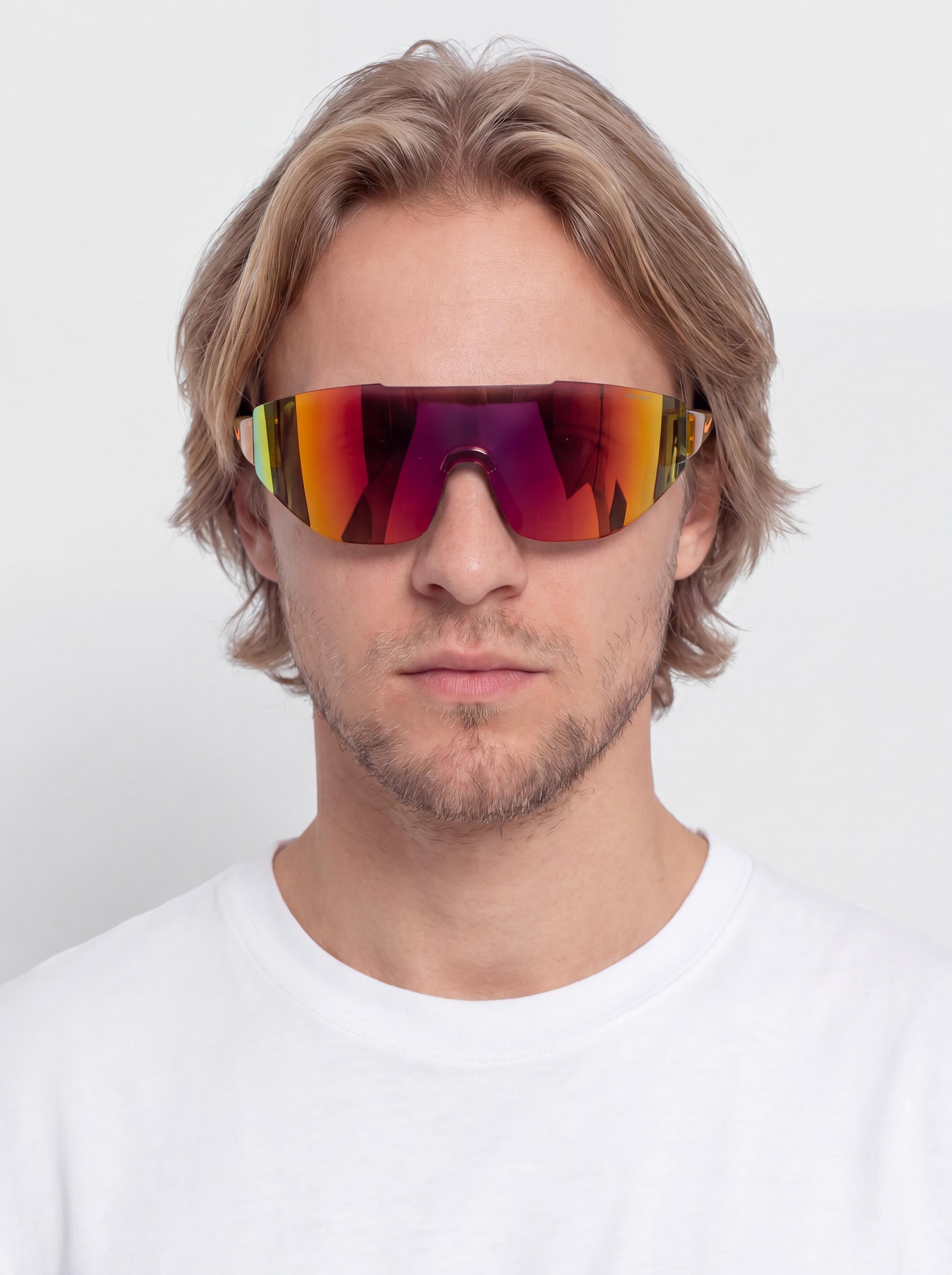 Nike Athena Edge Napszemüvegek (black/orange mirror)