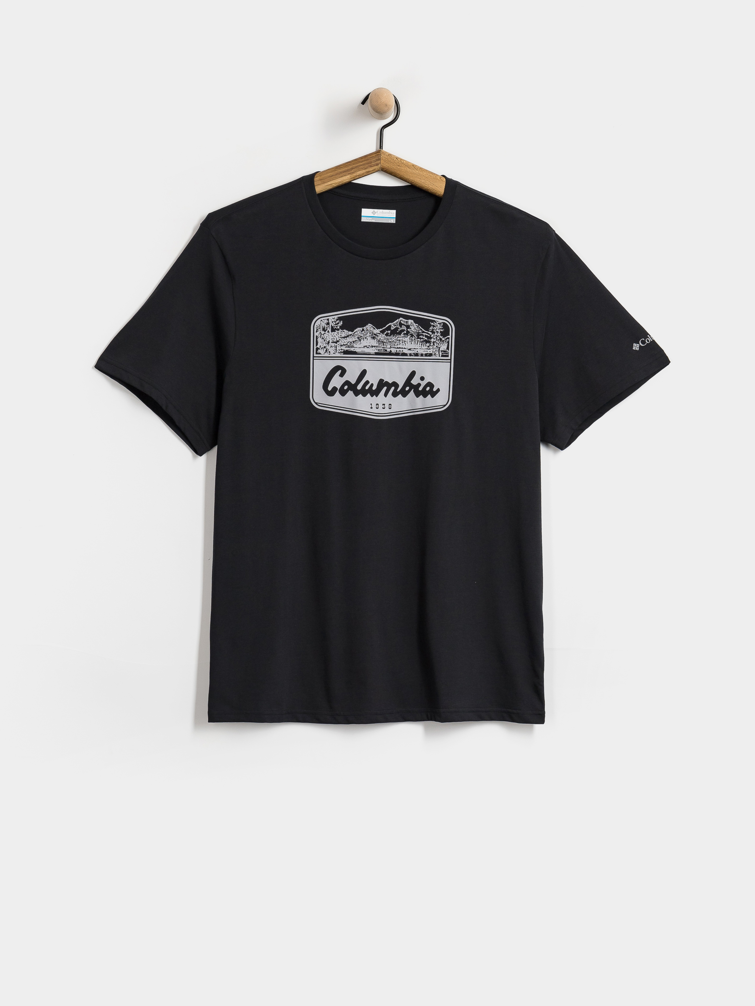 Columbia CSC Seasonal Graphic Pu00f3lu00f3 (black/hex woodblock badge)