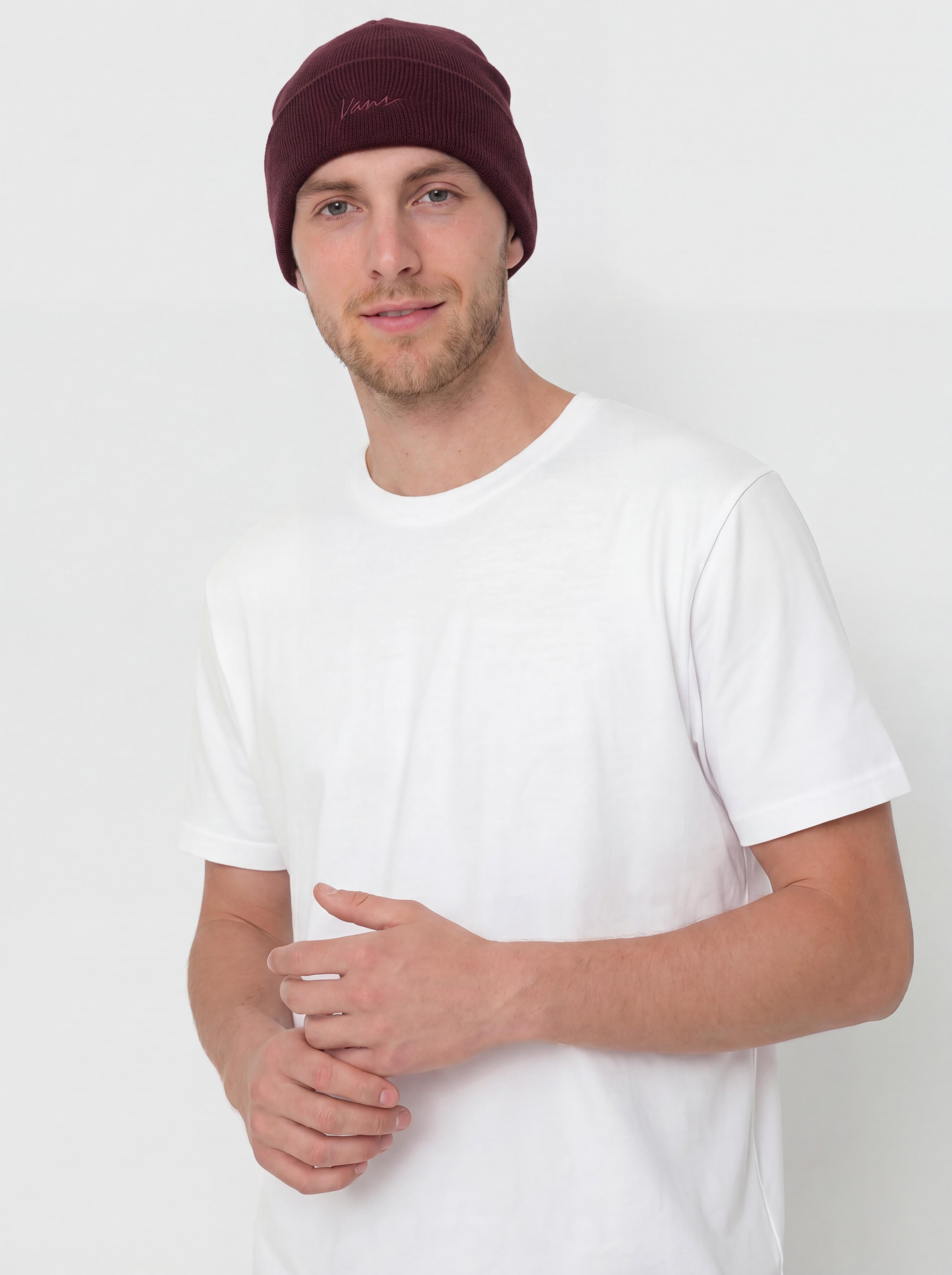 Vans Classic Script Tall Cuff Sapka (dark port)