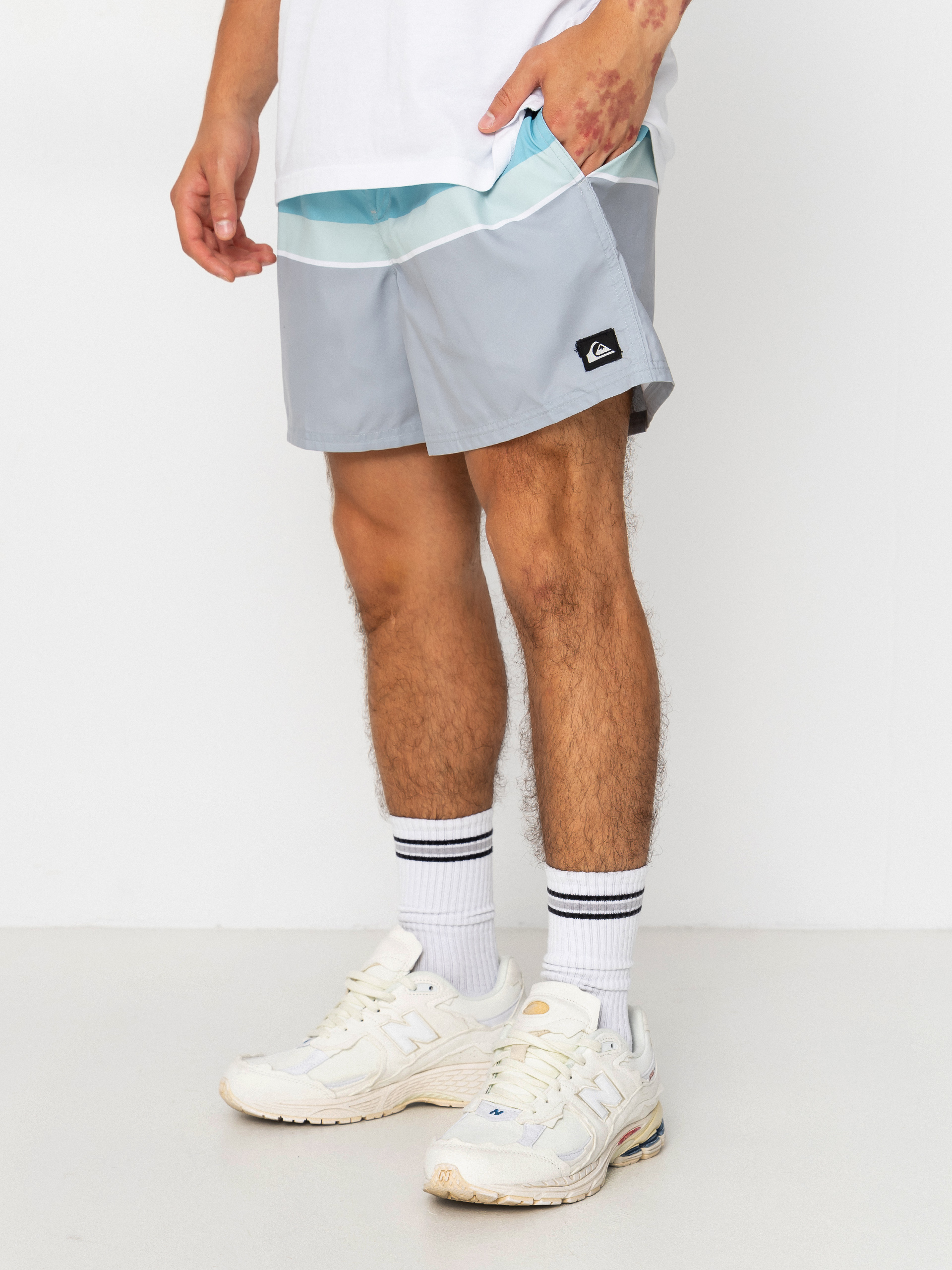 Quiksilver Everyday Printed Volley 15 Boardshort (quarry outside stripe)