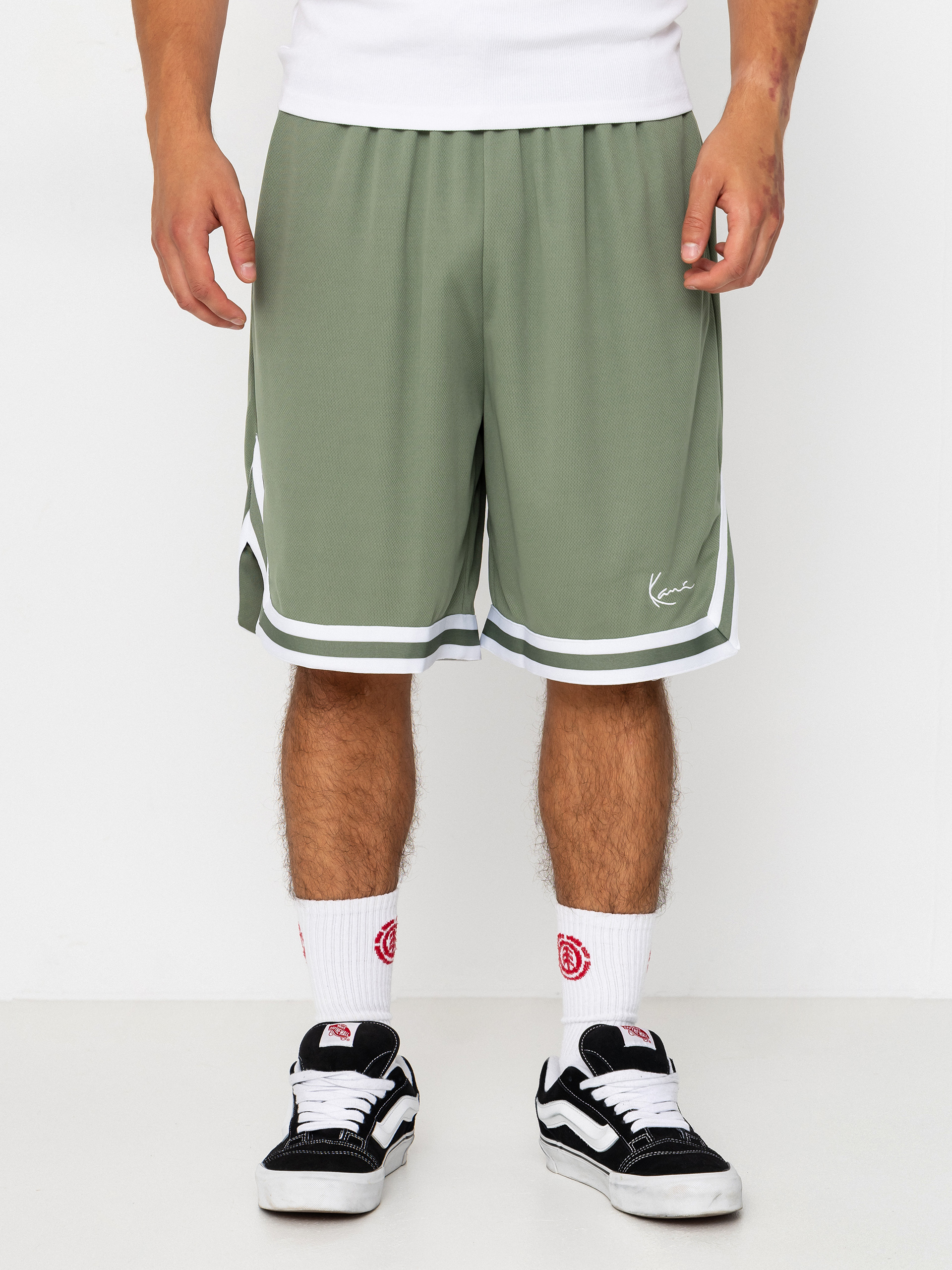 Karl Kani Small Signature Essential Mesh Rövidnadrág (green)