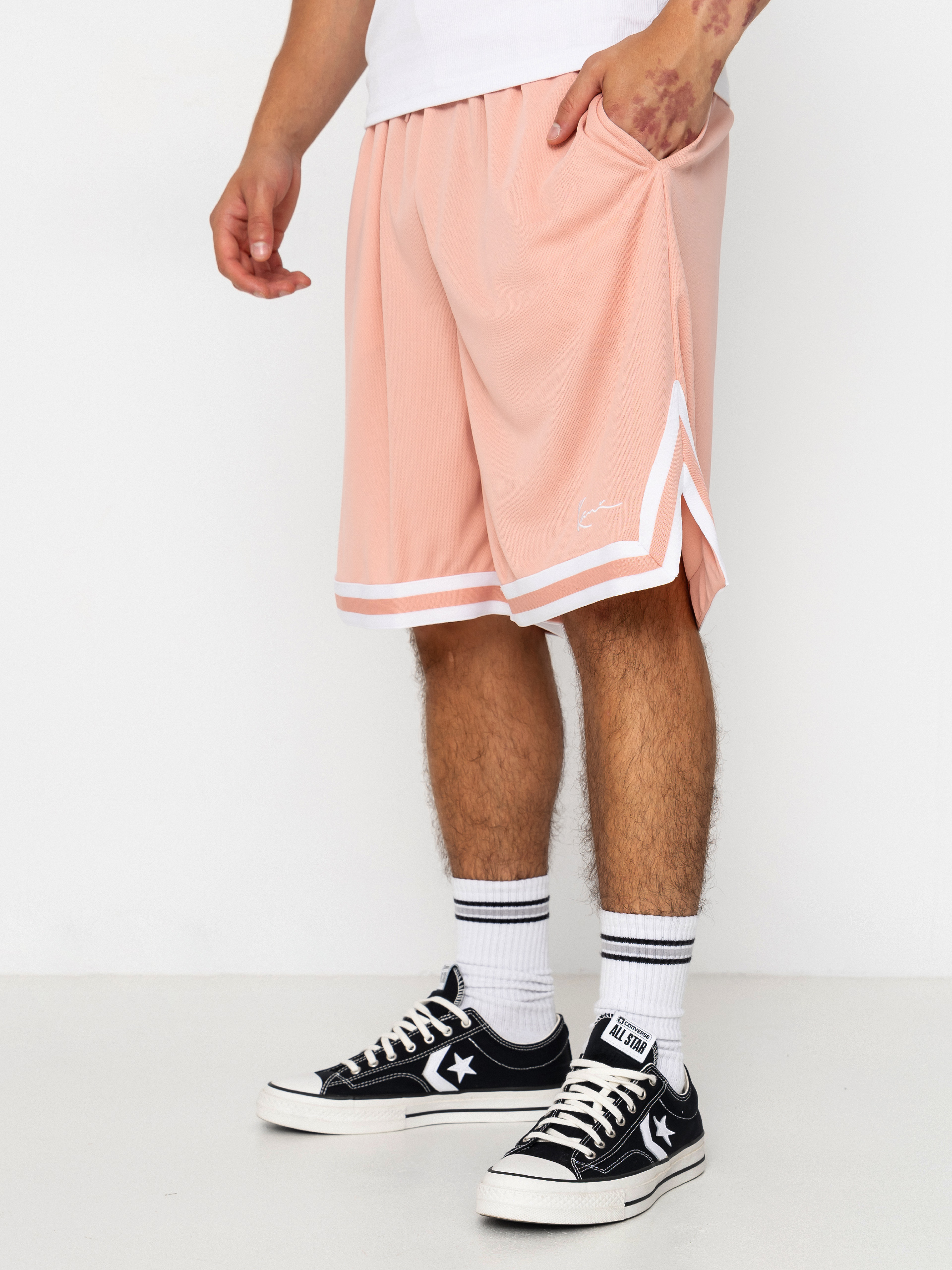 Karl Kani Small Signature Essential Mesh Rövidnadrág (pink)