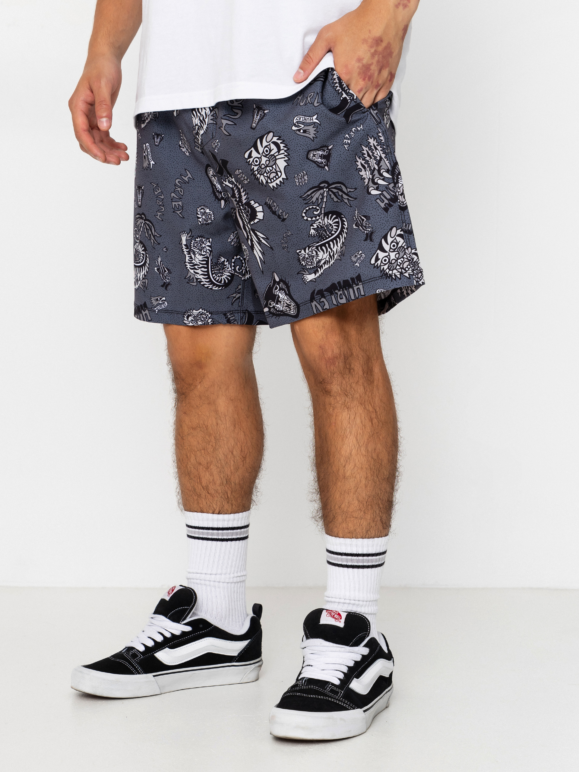 Hurley Volley Flex Art Rövidnadrág (black)