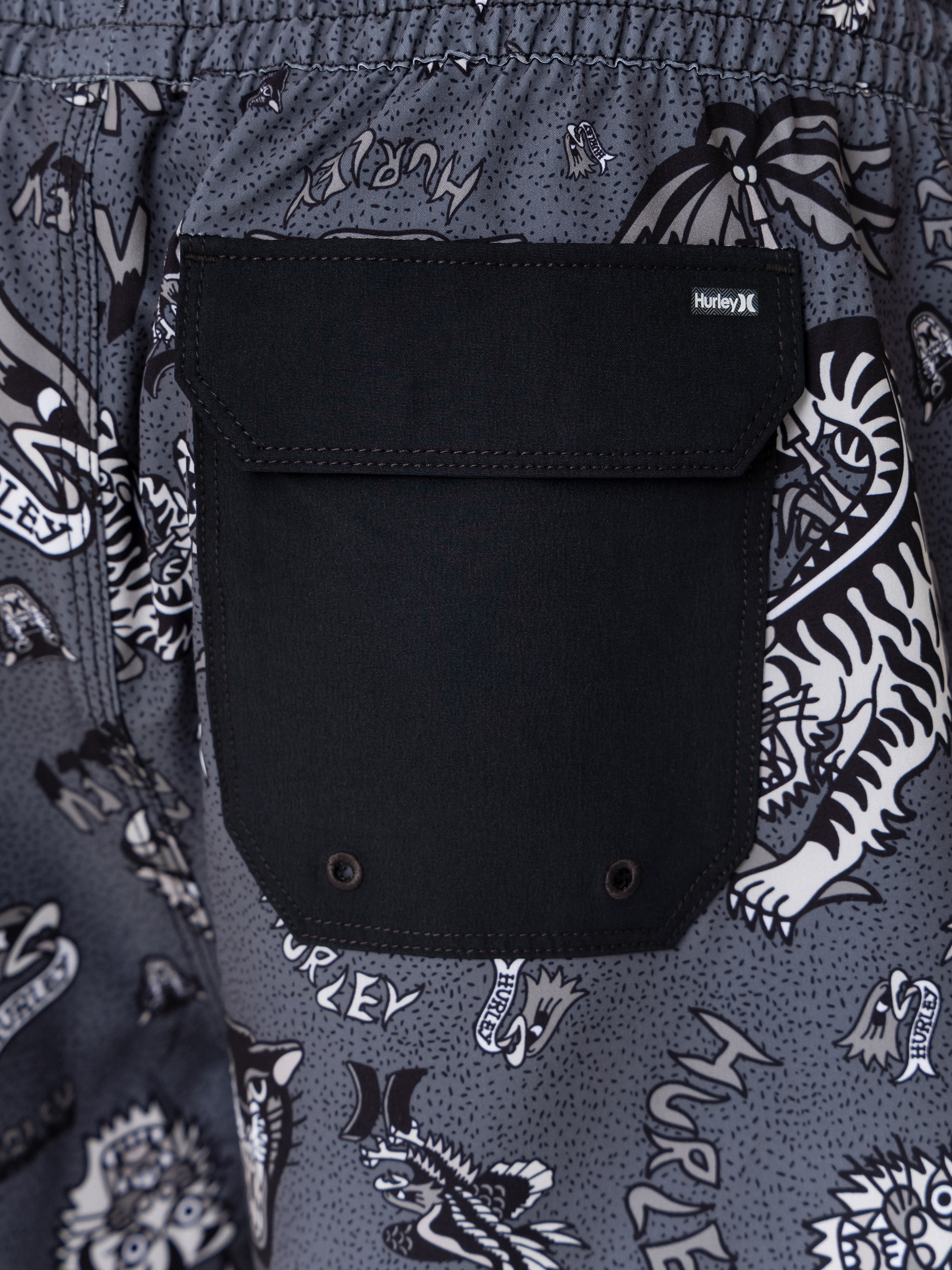 Hurley Volley Flex Art Rövidnadrág (black)