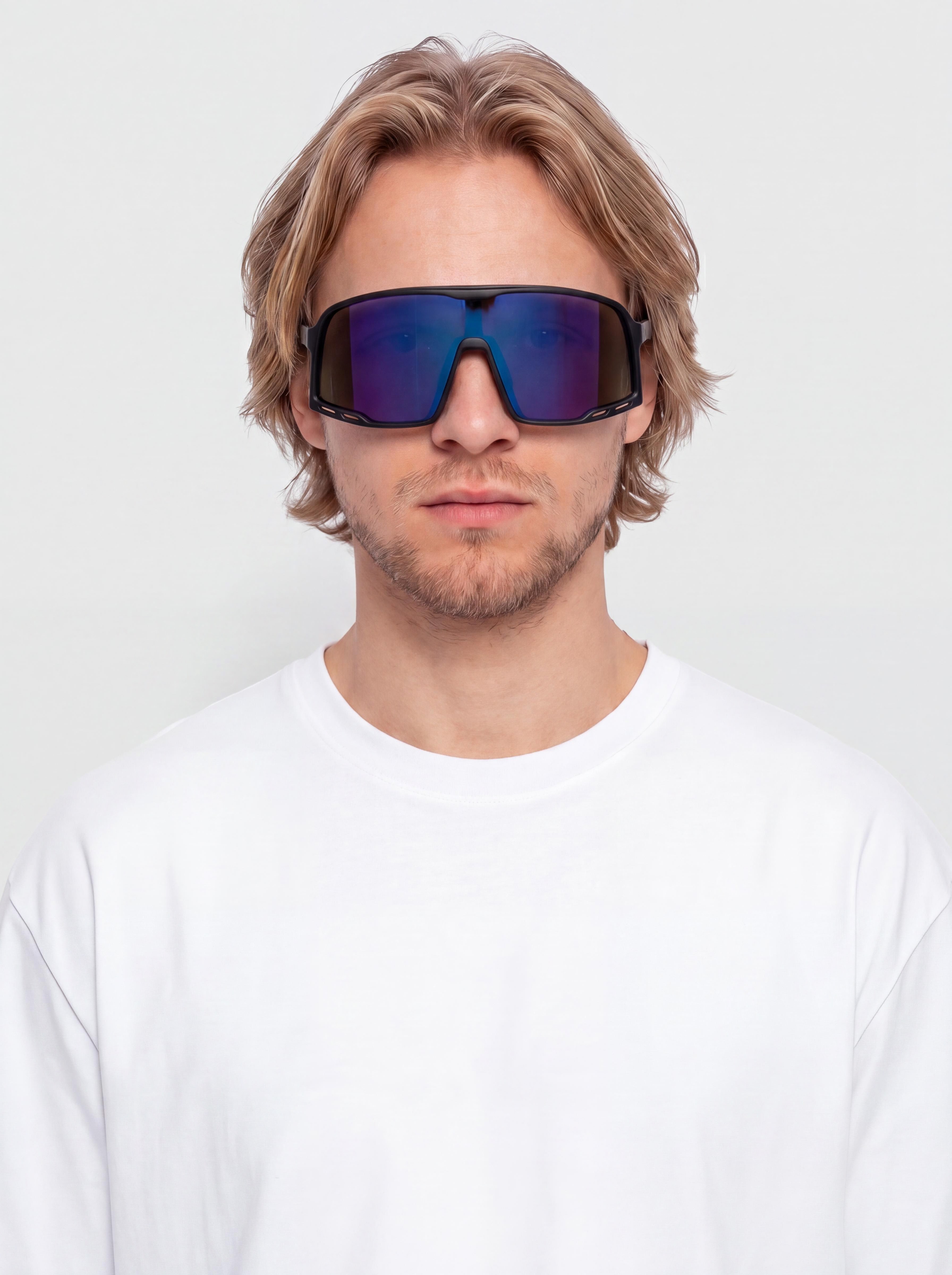 CHPO Henrik Napszemüvegek (matte black/purple mirror)
