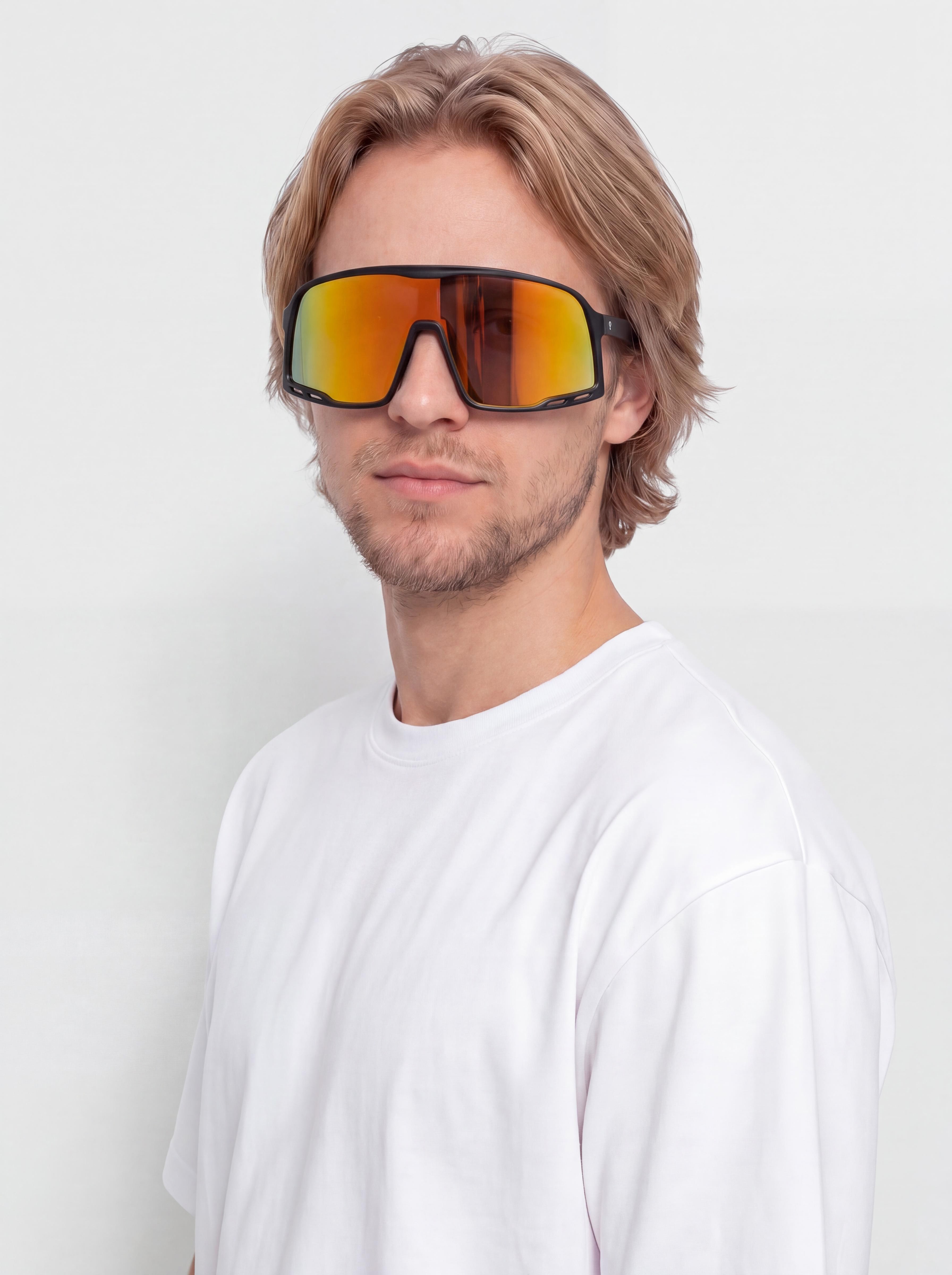 CHPO Henrik Napszemüvegek (matte black/red mirror)