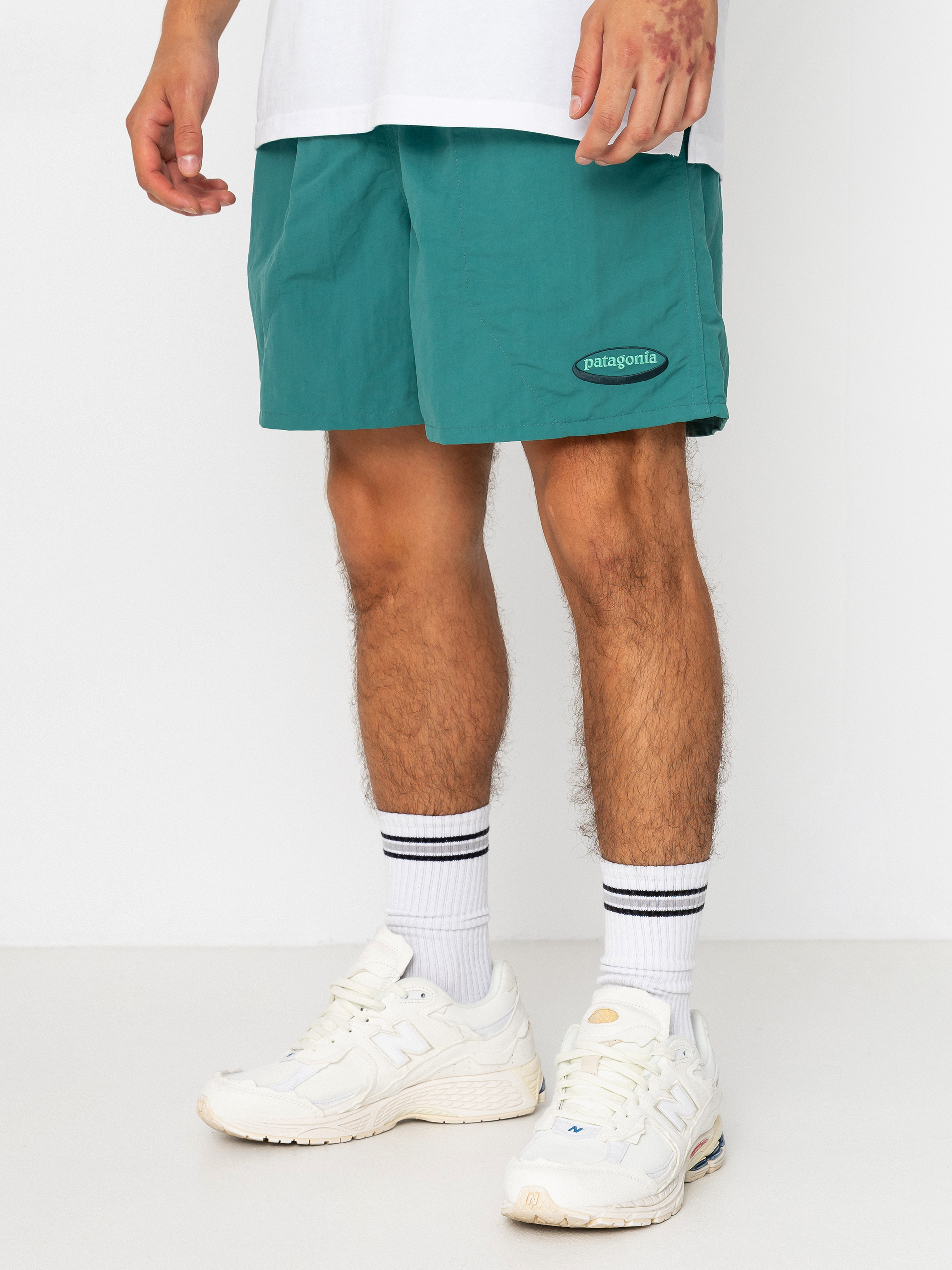 Rövidnadrág Patagonia Baggies 5in (95 oval logo/gem green)