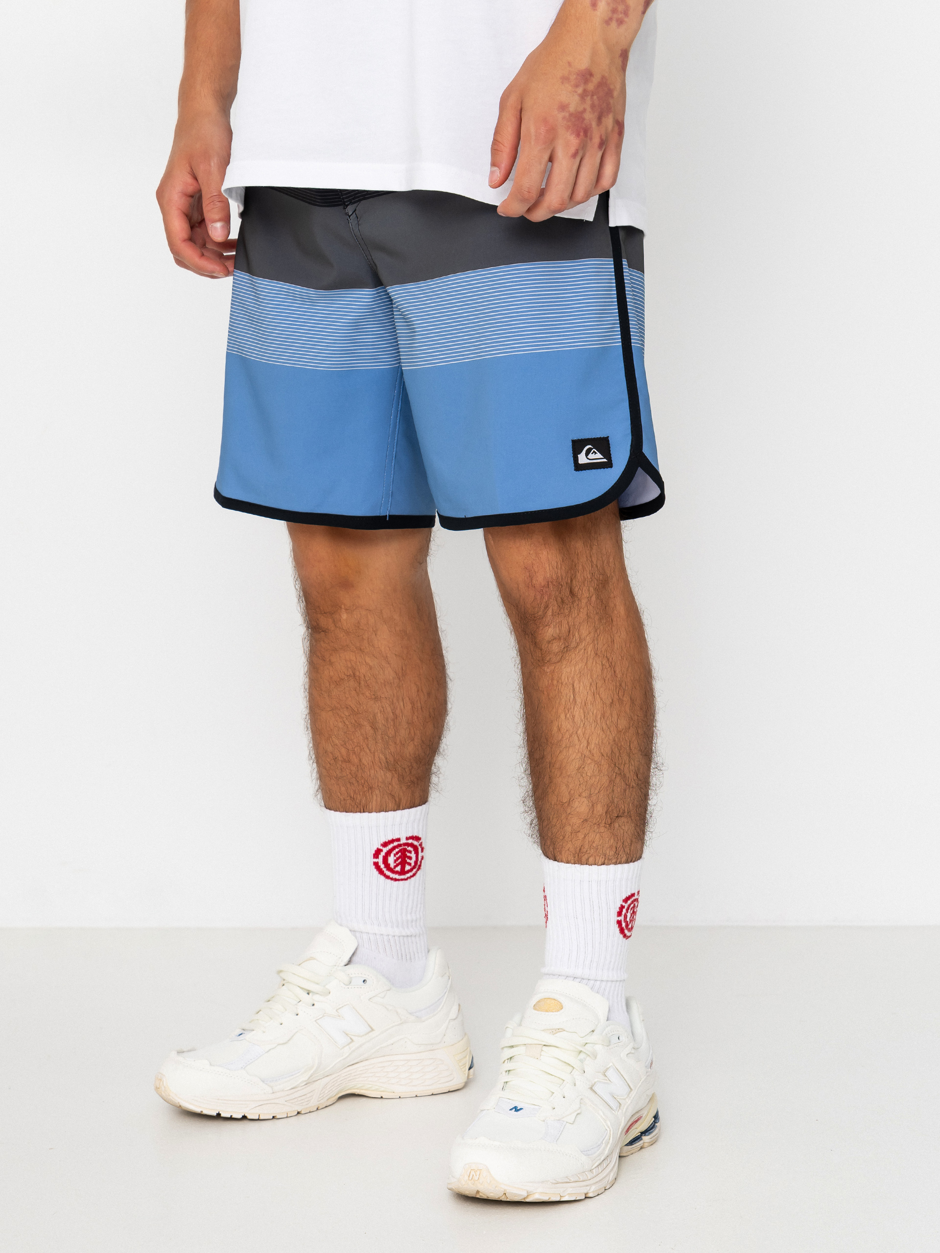 Boardshort Quiksilver Surfsilk Scallop 18 (black tijuana)
