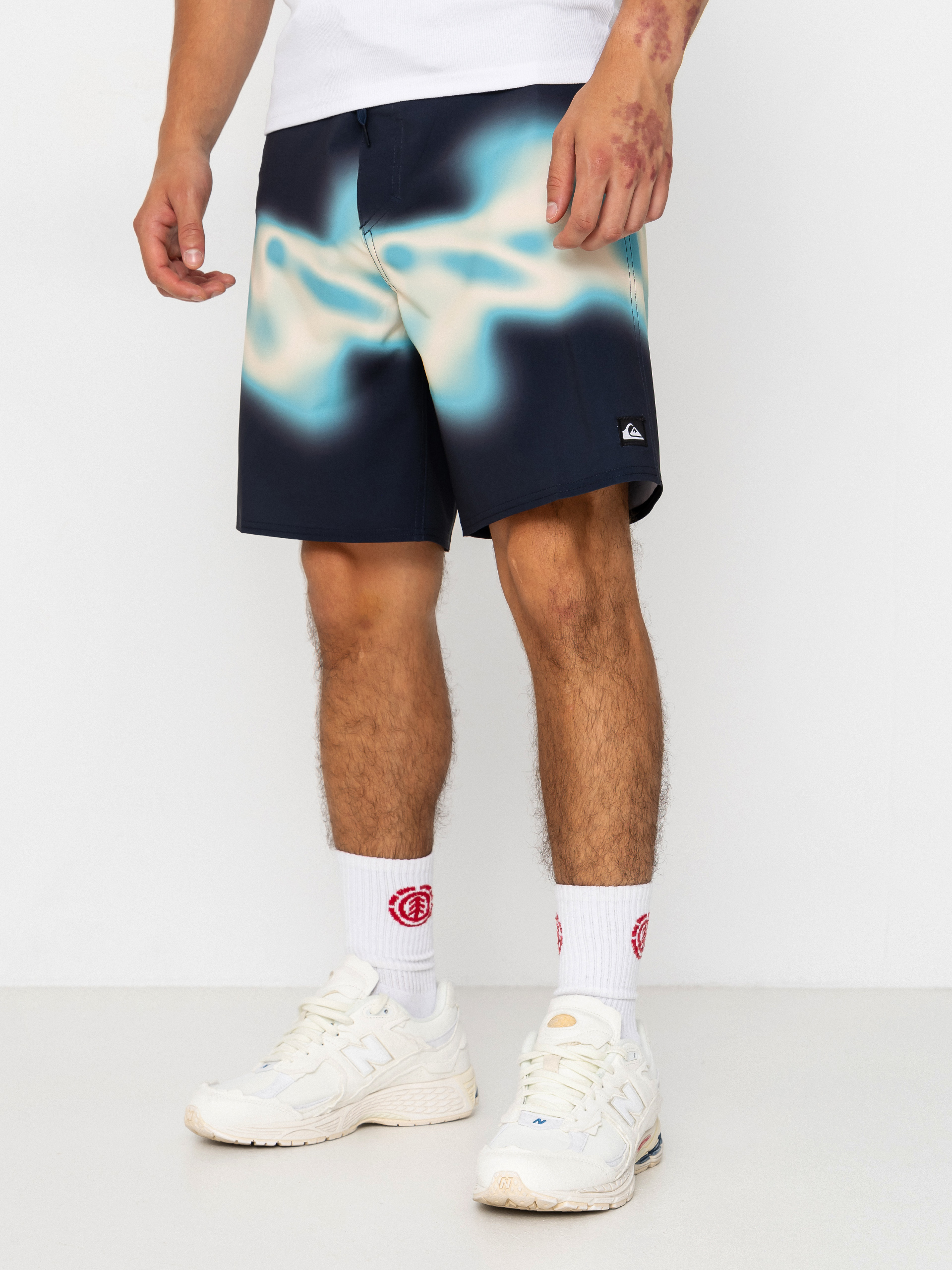 Boardshort Quiksilver Surfsilk Straight 18 (dark navy thermo stripe)