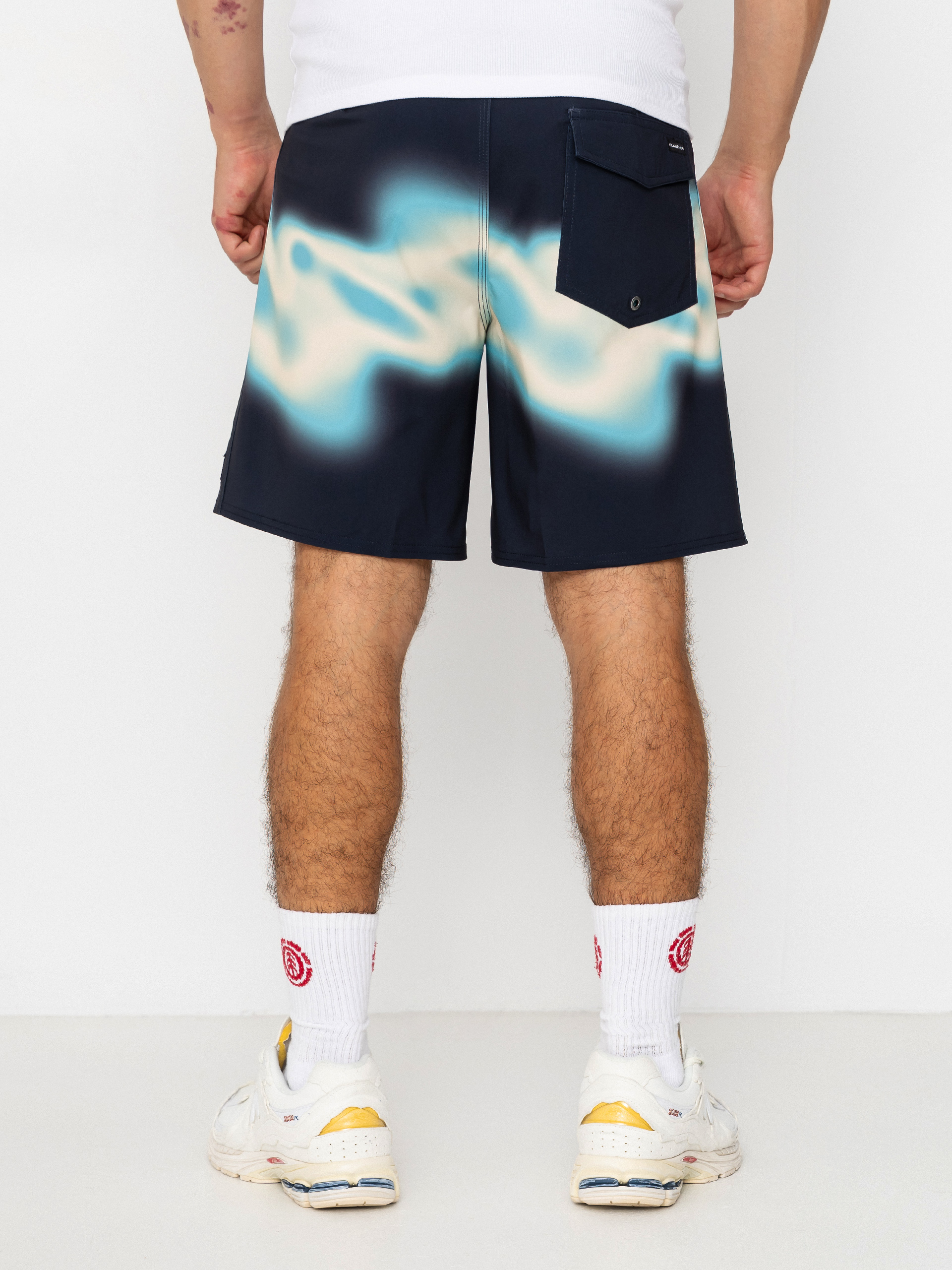 Boardshort Quiksilver Surfsilk Straight 18 (dark navy thermo stripe)
