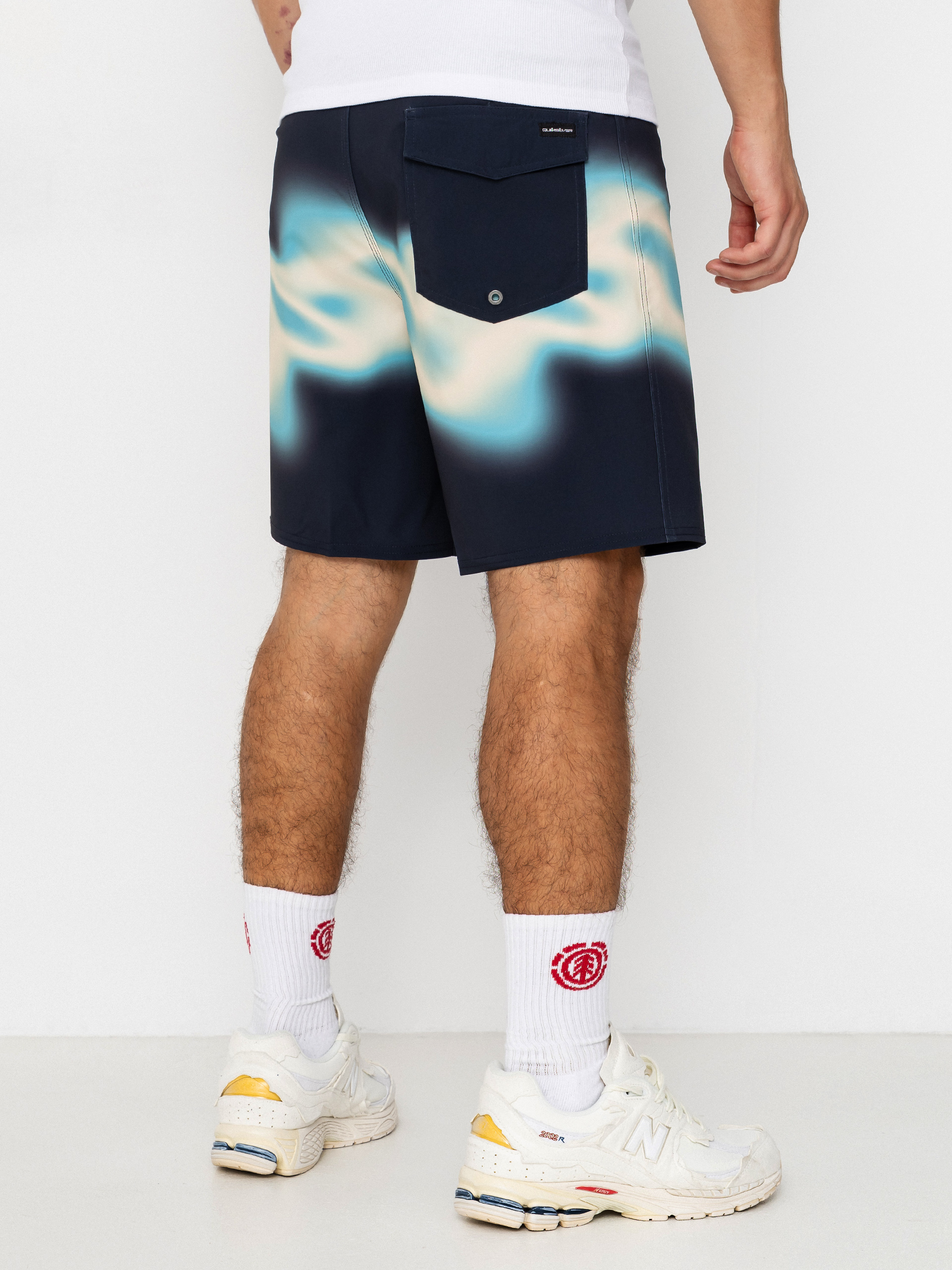 Boardshort Quiksilver Surfsilk Straight 18 (dark navy thermo stripe)