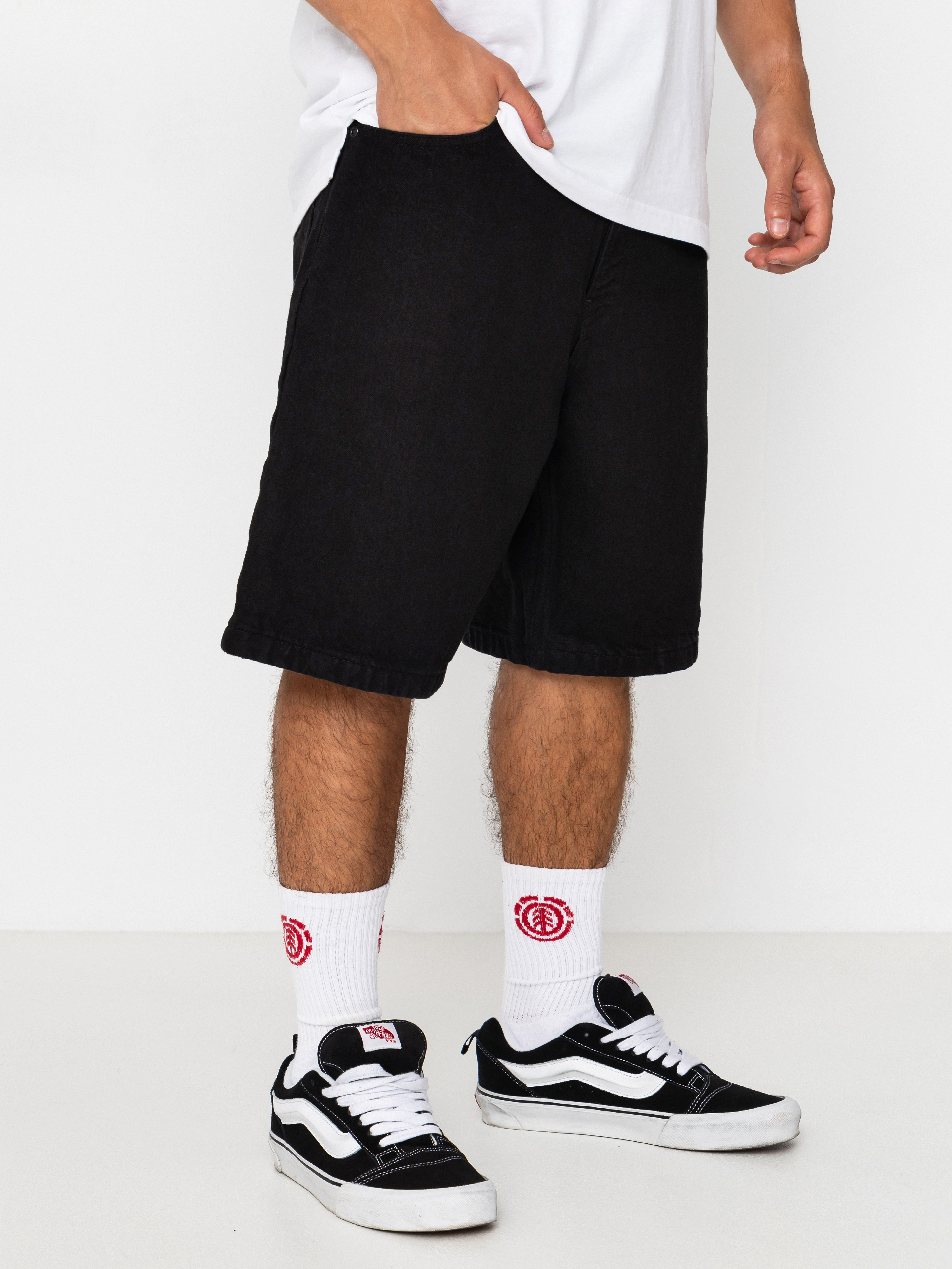 Quiksilver Baggy Denim Rövidnadrág (black)