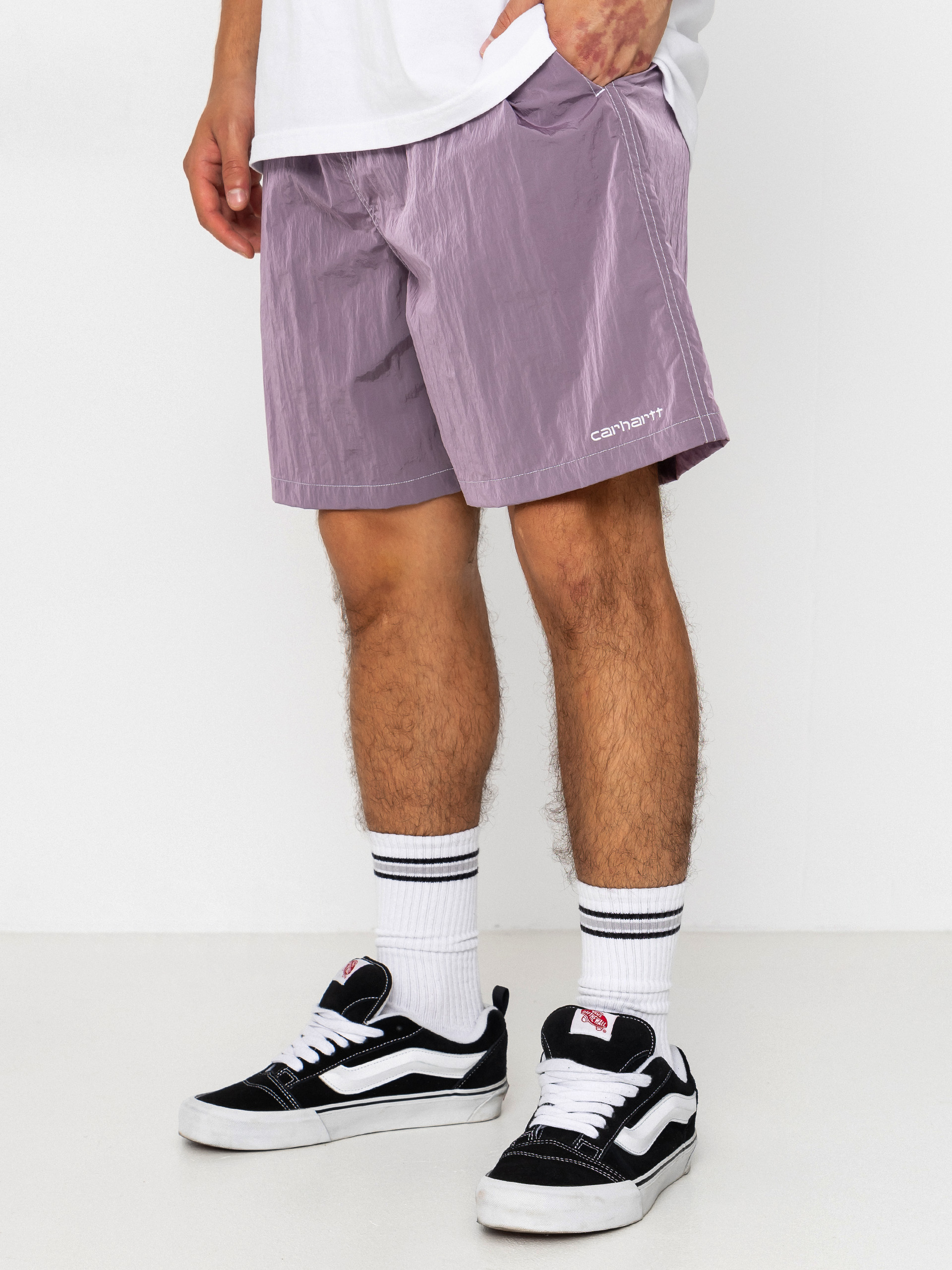 Rövidnadrág Carhartt WIP Canby Swim (gentle purple/white)