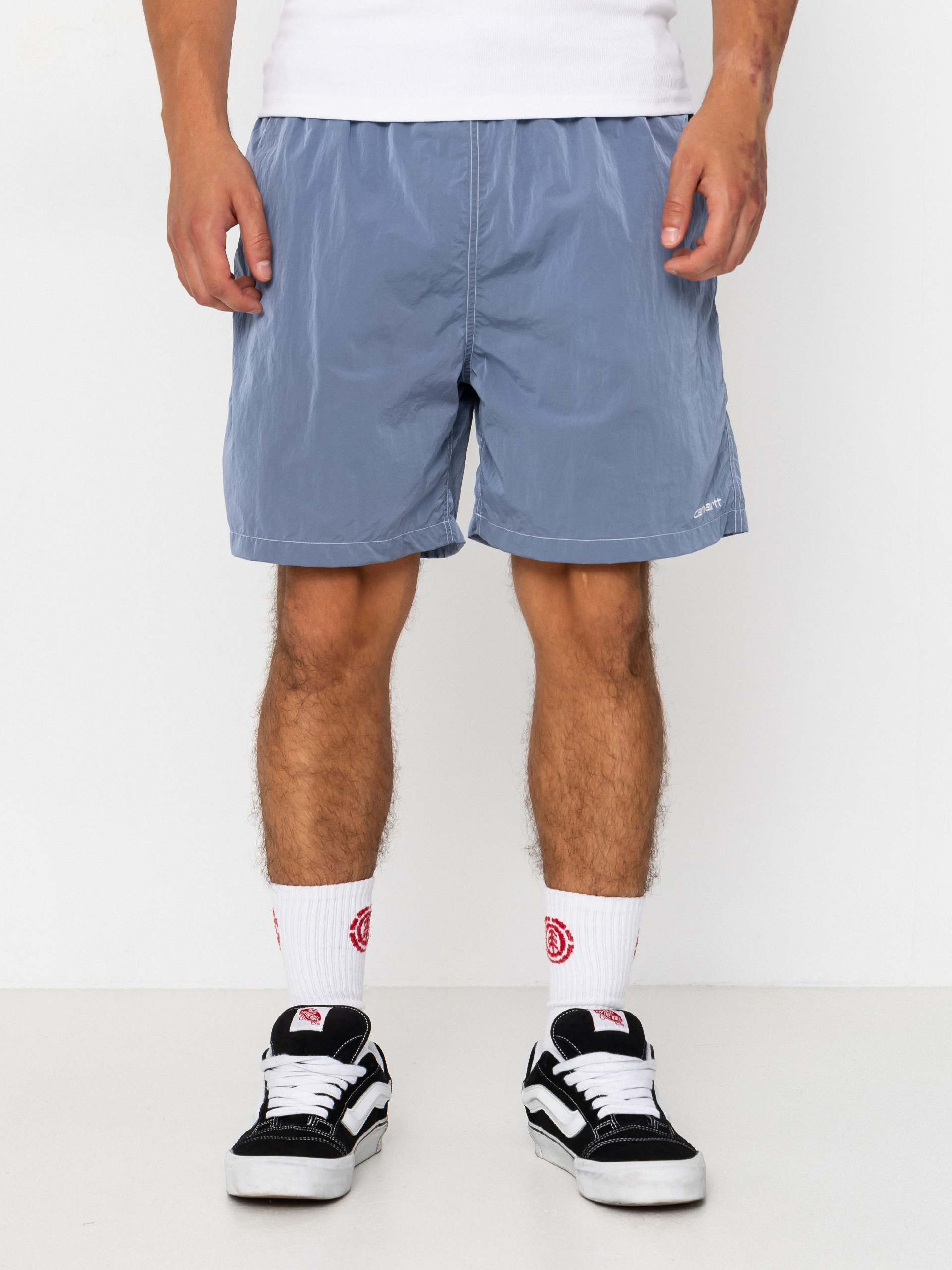 Rövidnadrág Carhartt WIP Canby Swim (gentle blue/white)