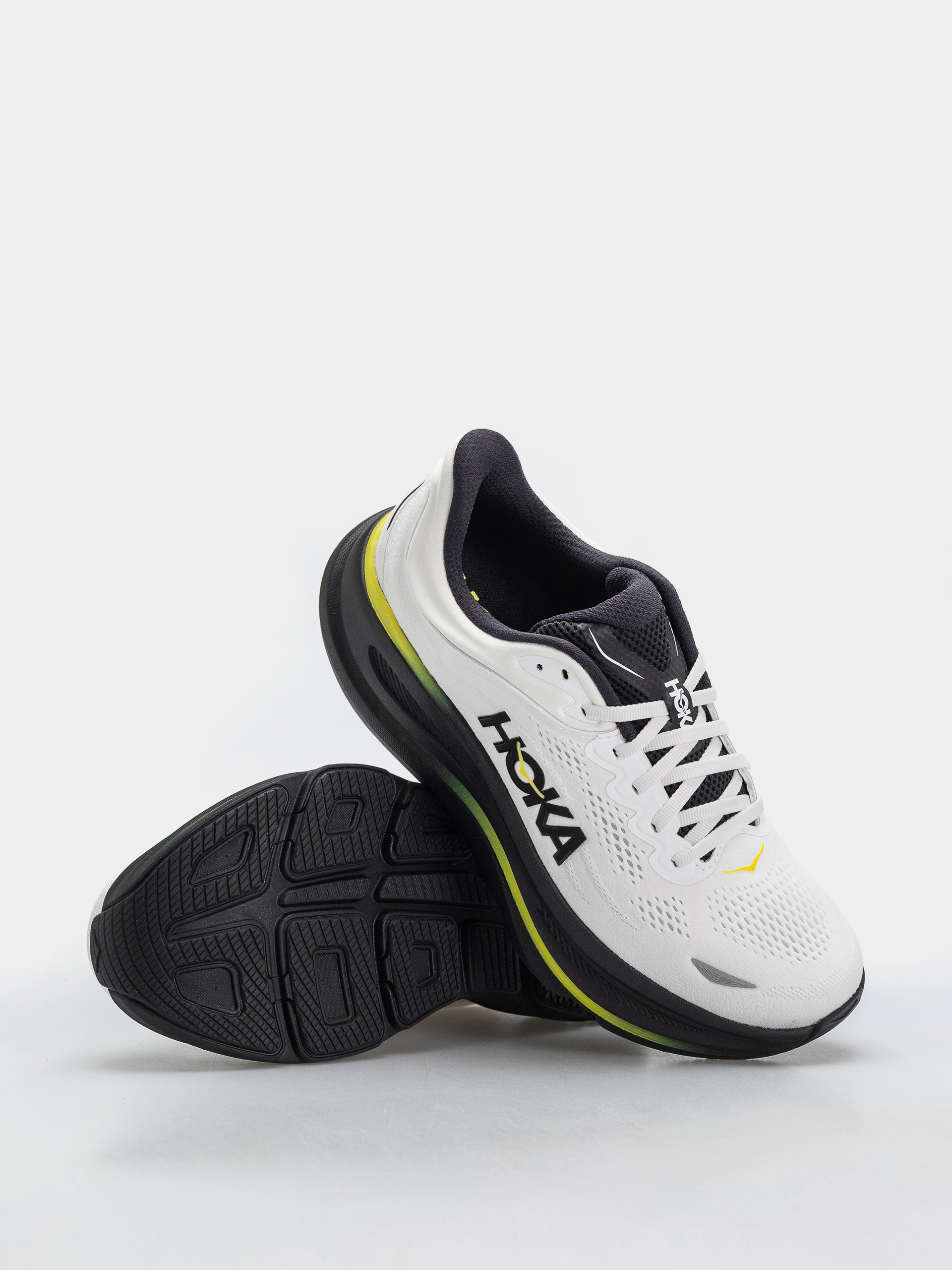 Hoka Bondi 9 Cipők (white/citrus)