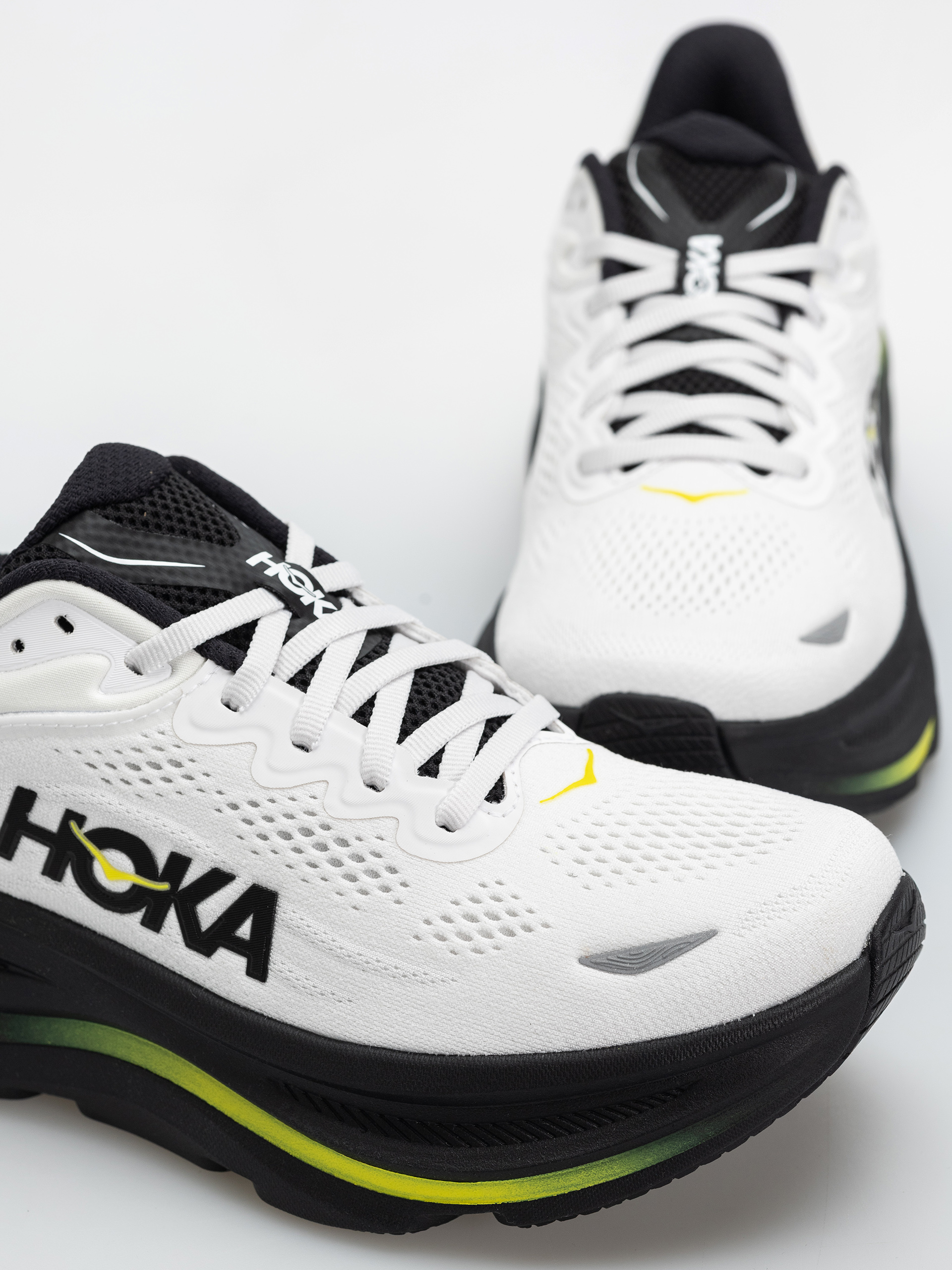 Hoka Bondi 9 Cipők (white/citrus)