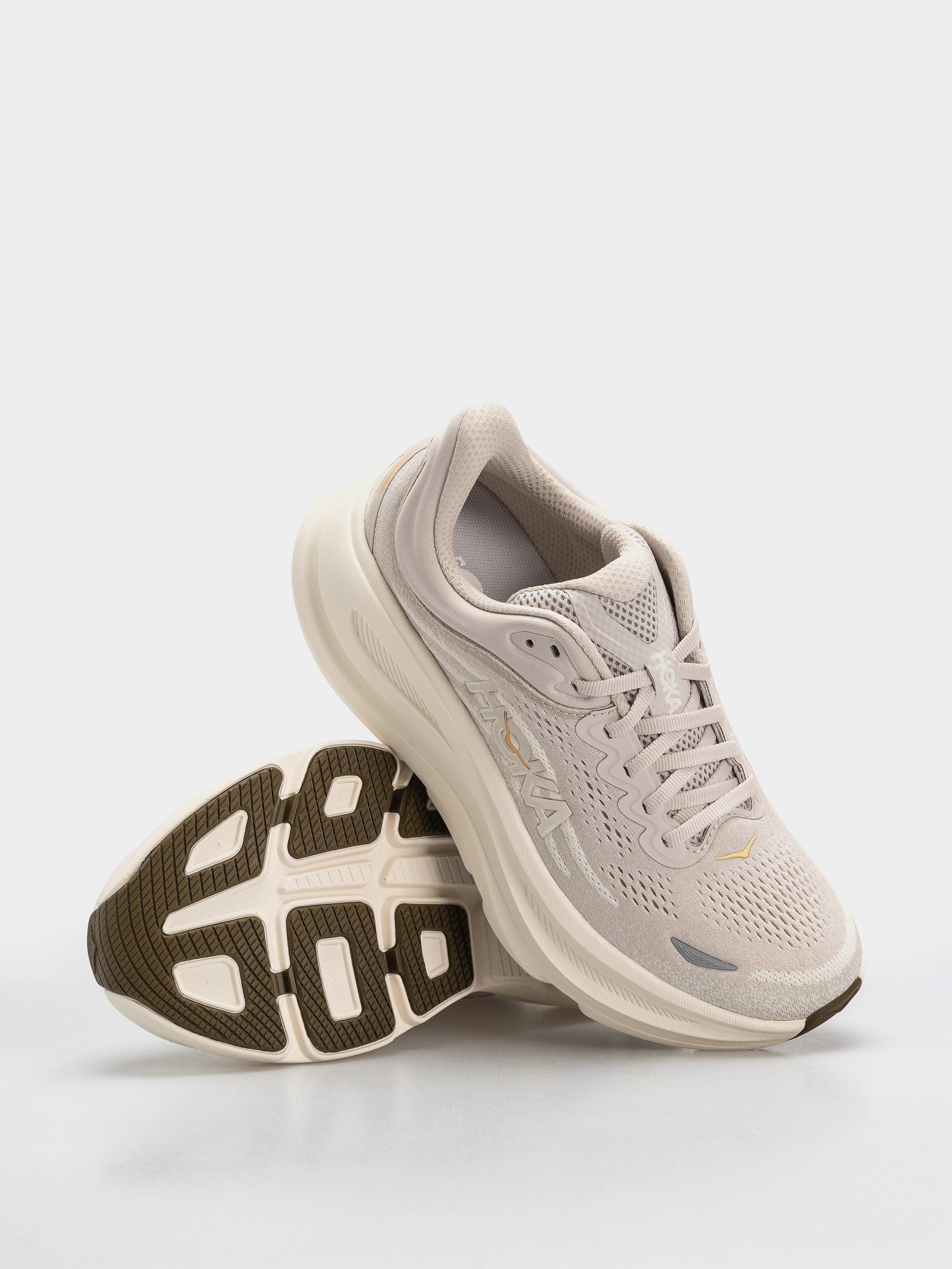 Hoka Bondi 9 Cipők Wmn (river rock grey/alabaster)