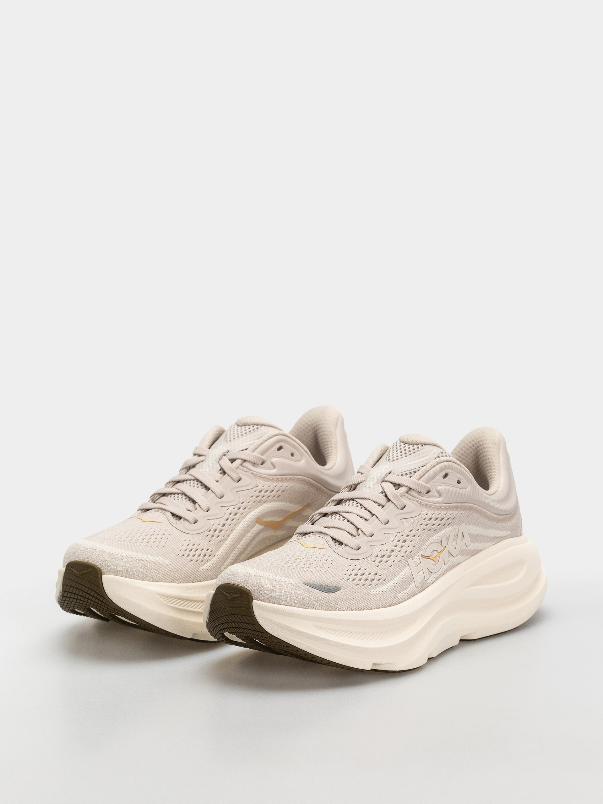 Hoka Bondi 9 Cipők Wmn (river rock grey/alabaster)