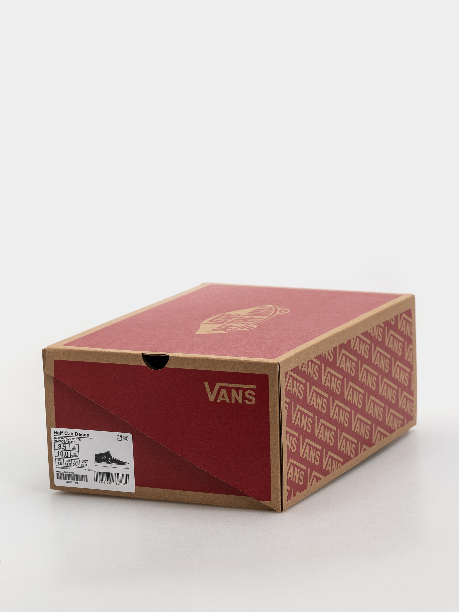 Vans Half Cab Decon Cipők (black/true white)