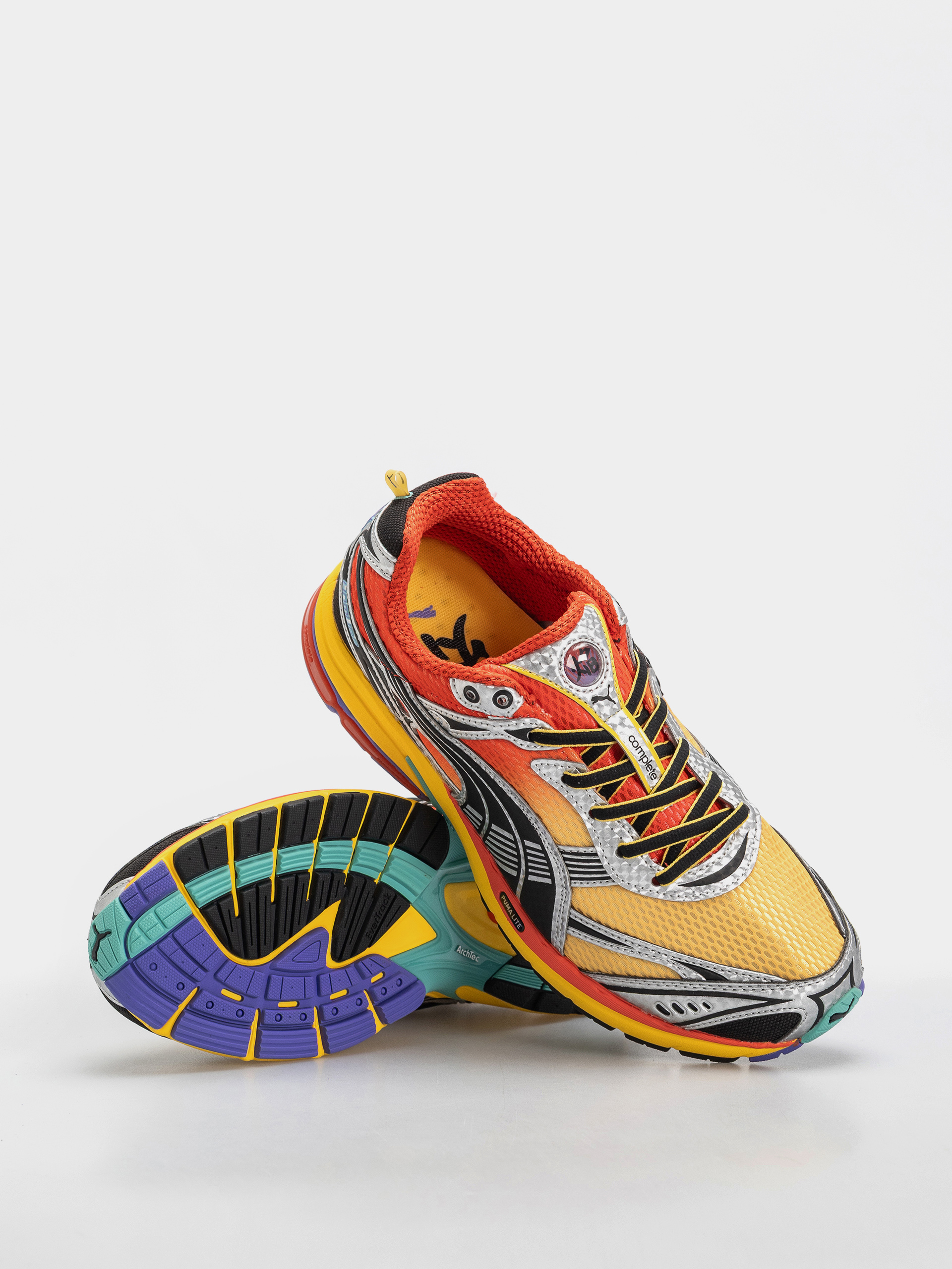 Puma Homura OG Hyper Cipők (red flash/sunny yellow)