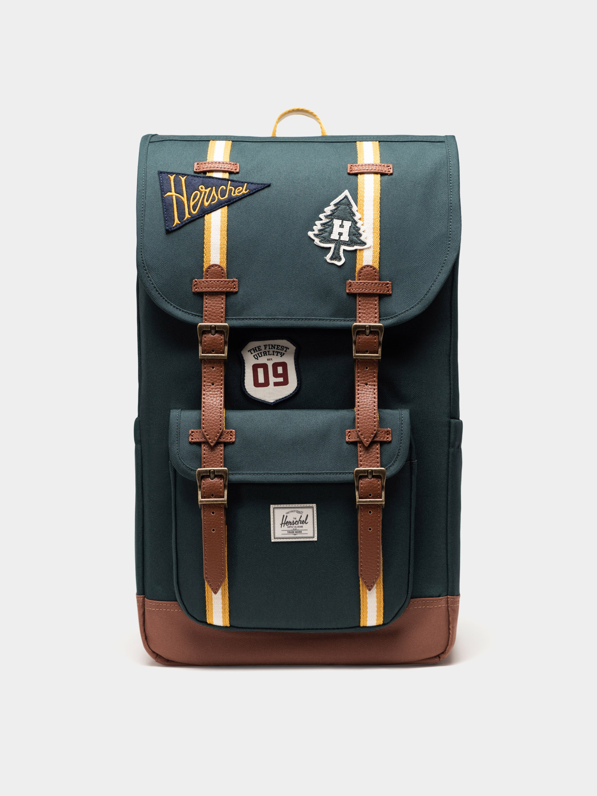 Hu00e1tizsu00e1k Herschel Supply Co. Little America (patches green gables)