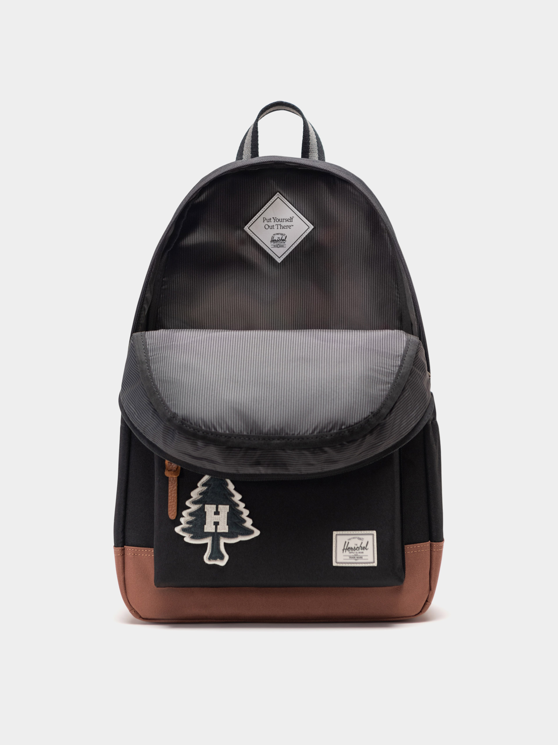 Hátizsák Herschel Supply Co. Heritage (patches black)