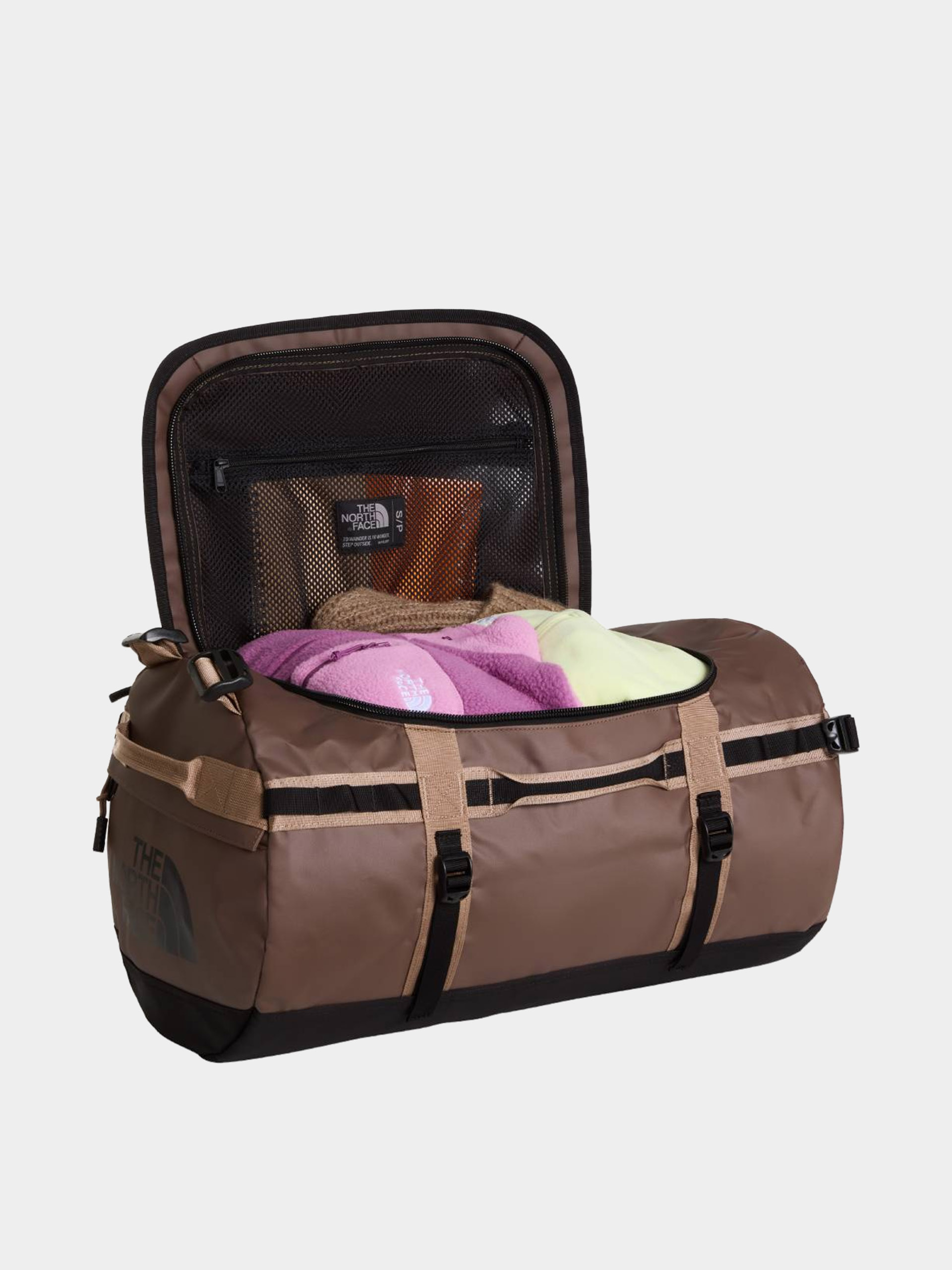 Táska The North Face Base Camp Duffel S (smokey brown/tnf black)