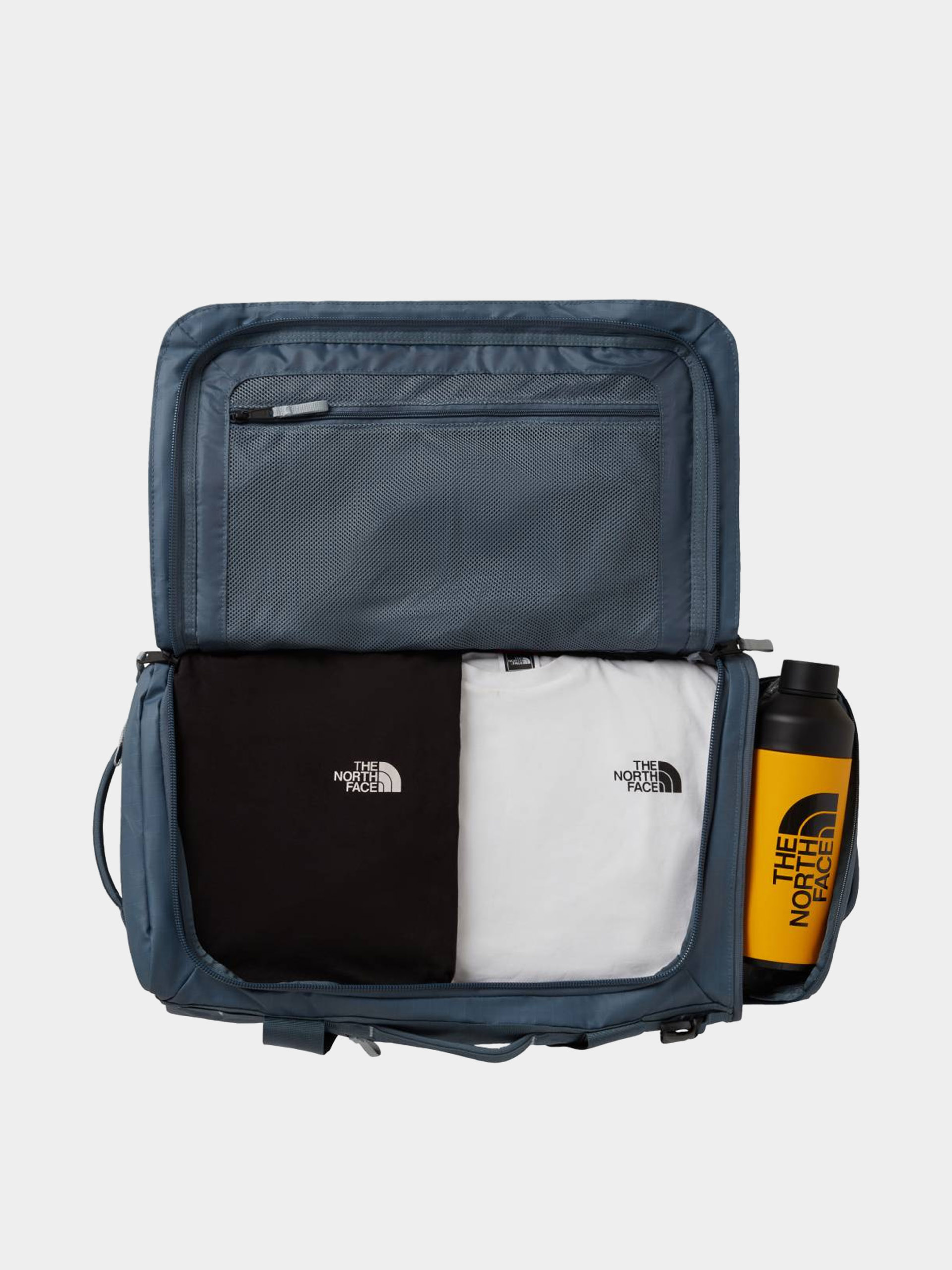 Táska The North Face Base Camp Voyager Duffel 42L (granite grey/frost grey)