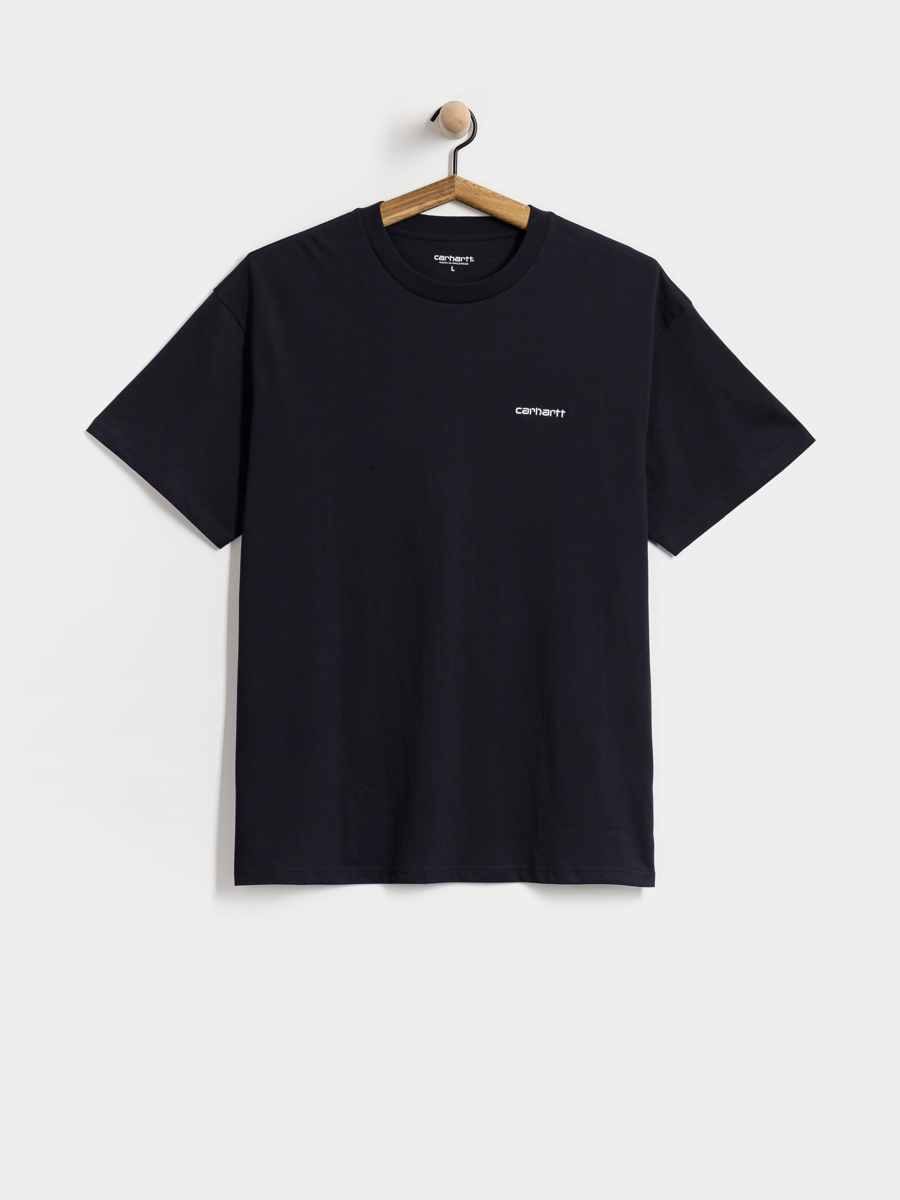 Carhartt WIP Script Embroidery Póló (dark navy/white)