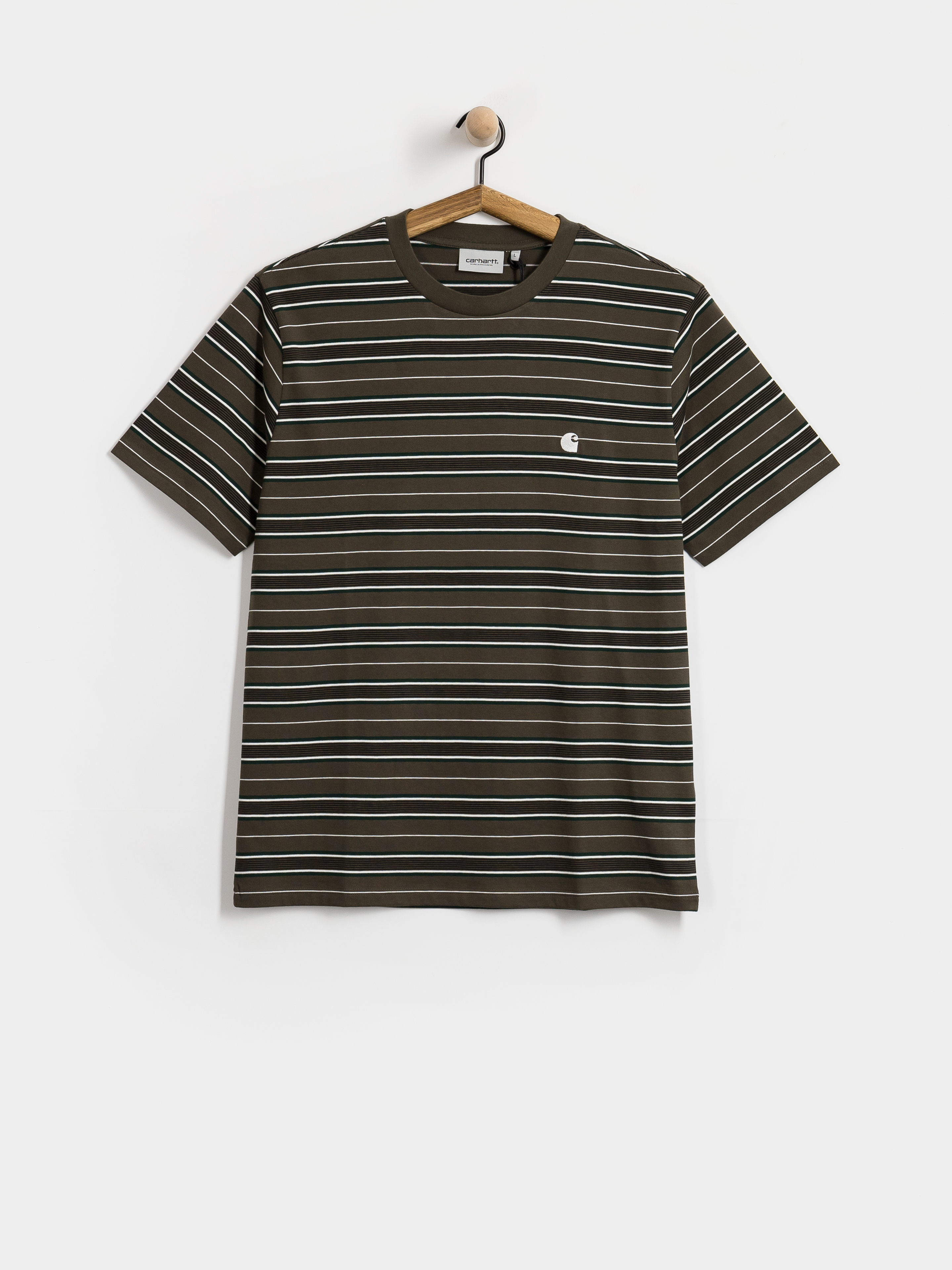 Carhartt WIP Bronson Pu00f3lu00f3 (bronson stripe cypress)