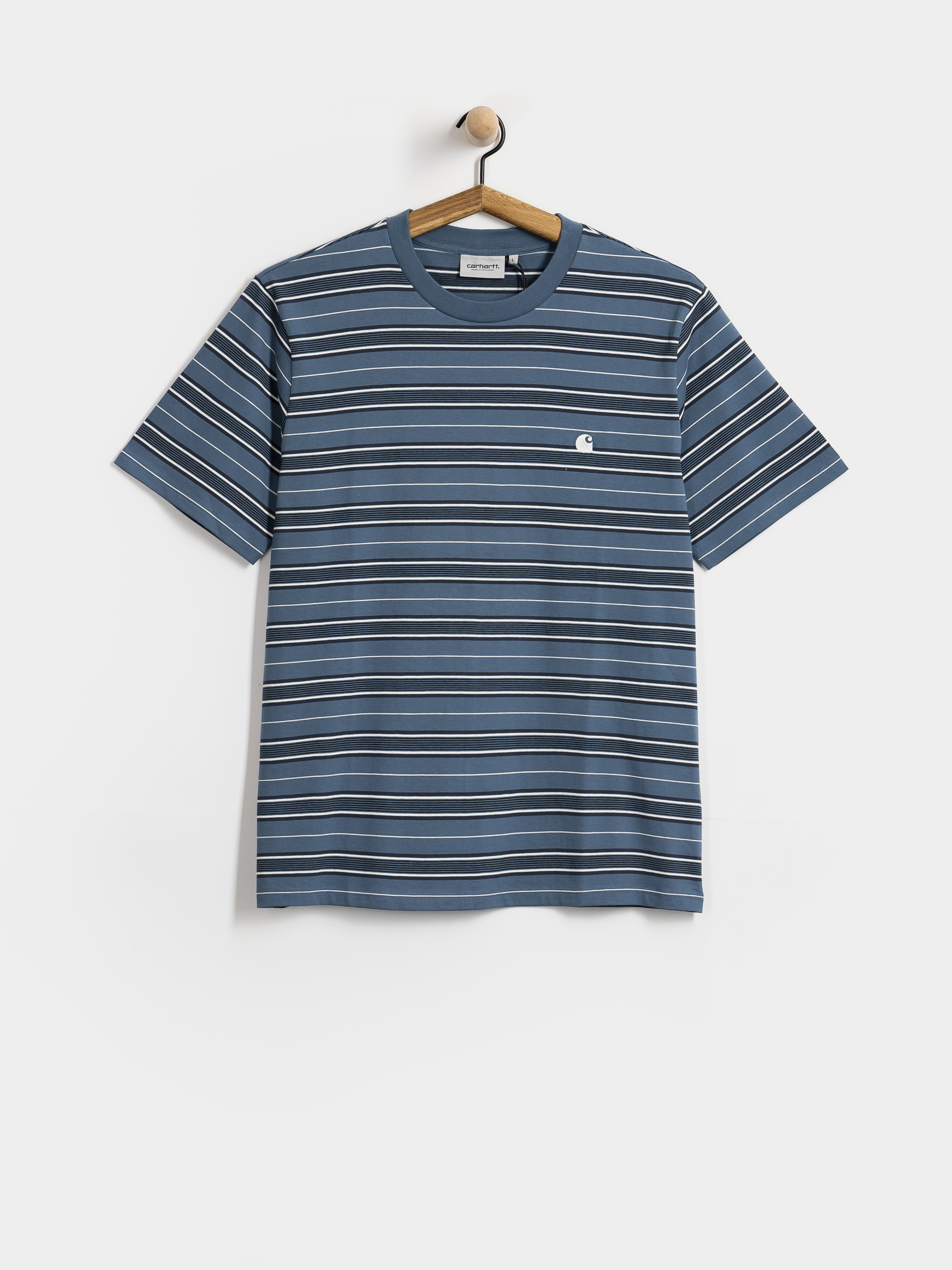 Carhartt WIP Bronson Pu00f3lu00f3 (bronson stripe icesheet)