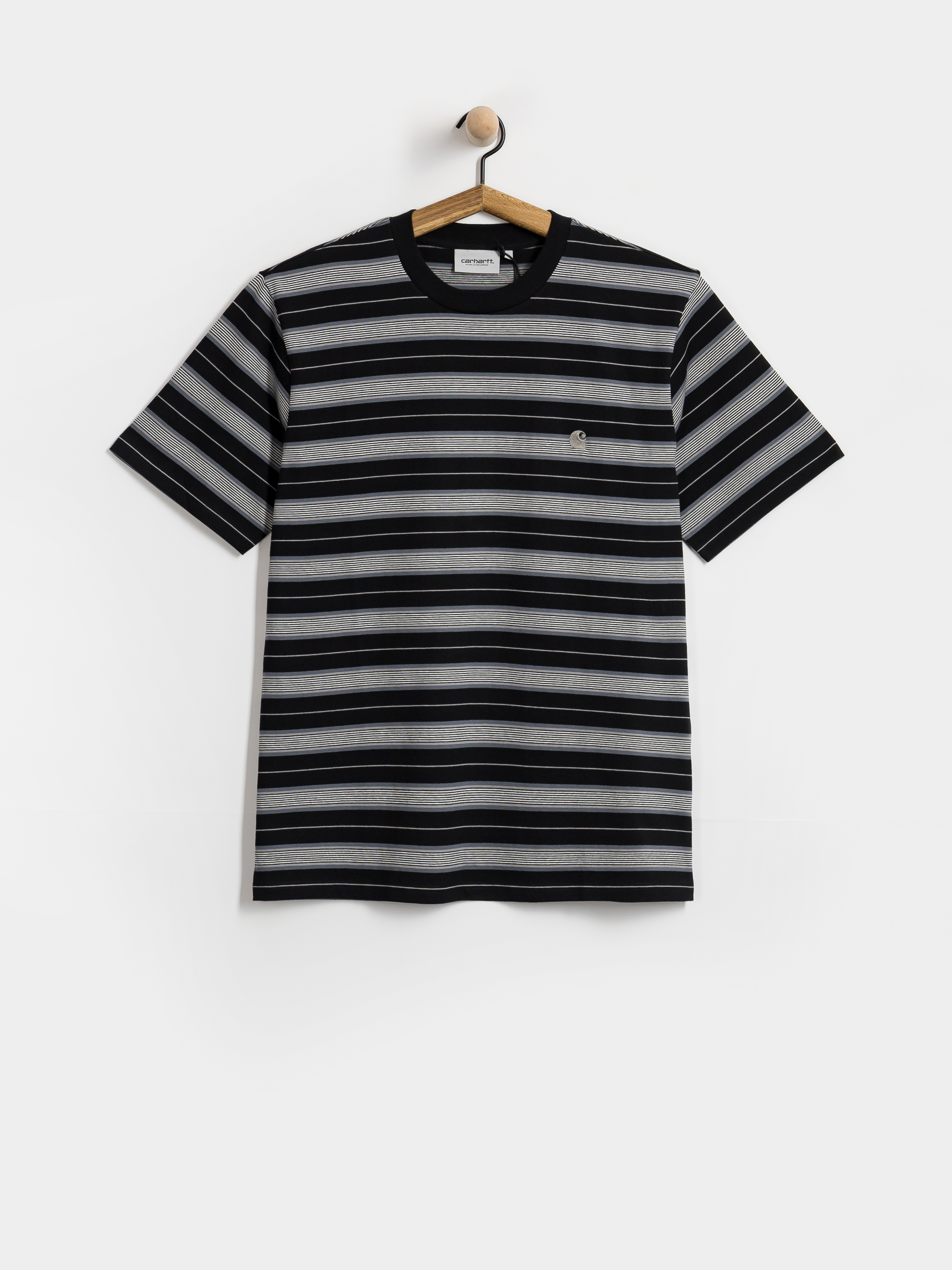 Carhartt WIP Bronson Pu00f3lu00f3 (bronson stripe black)